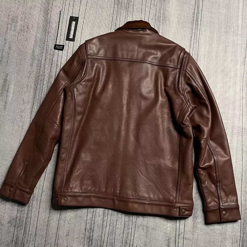 NEIGHBORHOOD STOCKMAN Leather Jacket
