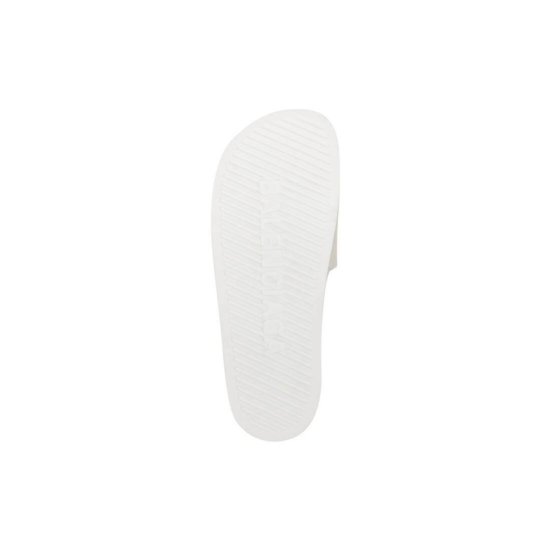 Balenciaga o1la1rc1a0724 Pool Slide Sandal in White Size US 5.5 / EU 38 - 6 Thumbnail
