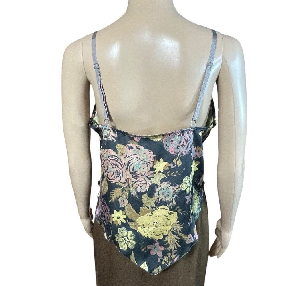 Free People New Free People Intimately It's That Simple Satin Floral Ca Size S / US 4 / IT 40 - 3 Thumbnail