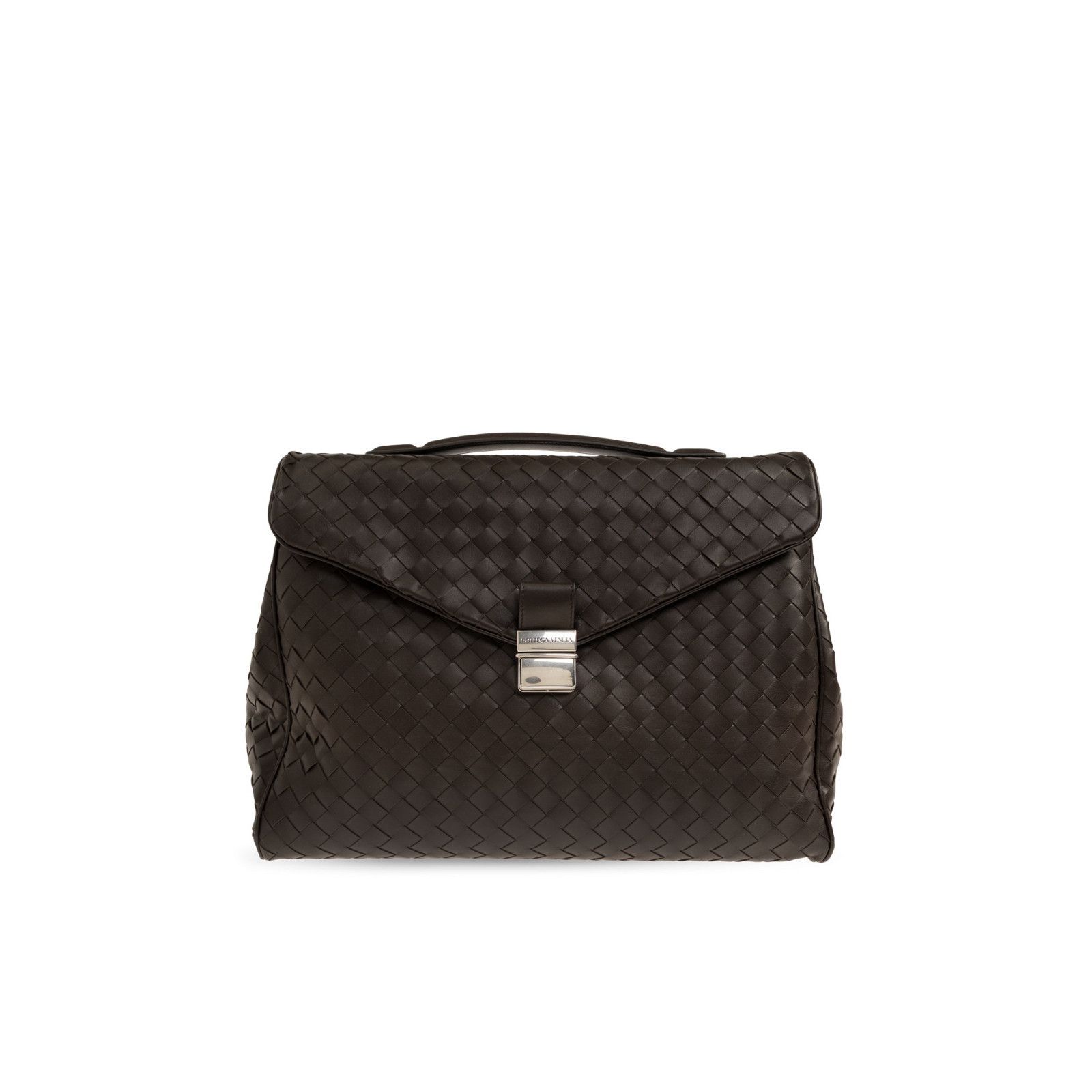 BOTTEGA VENETA Archivist $5900 Fondant Leather Briefcase Ne