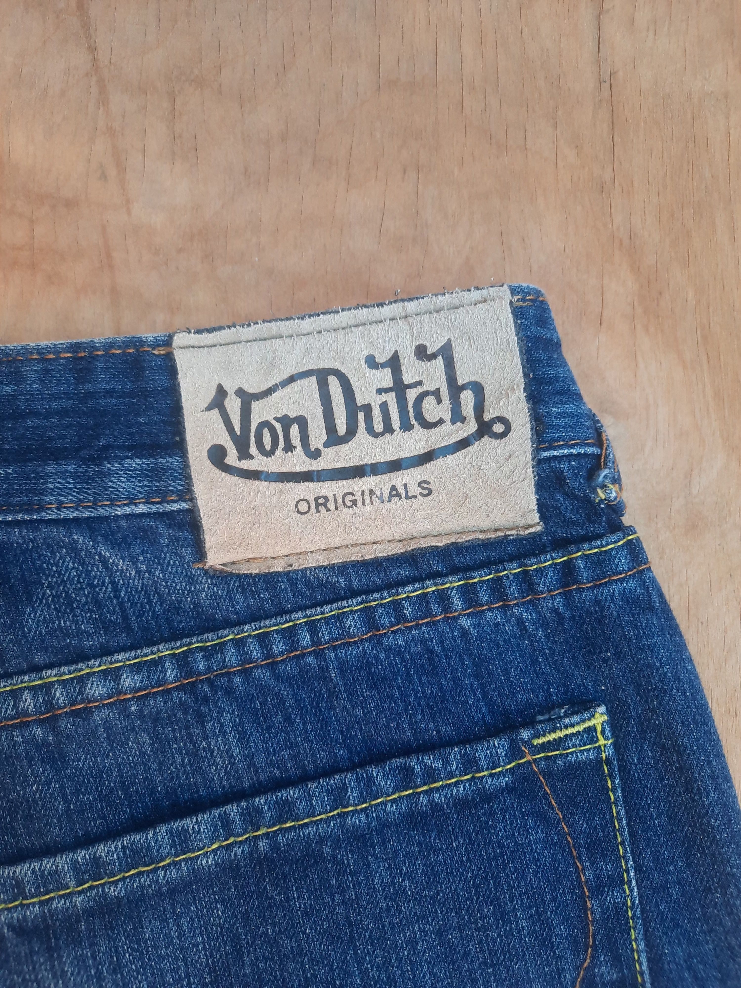Von Dutch Von Dutch Blue cropped Distressed Denim jeans Size US 34 / EU 50 - 10 Thumbnail
