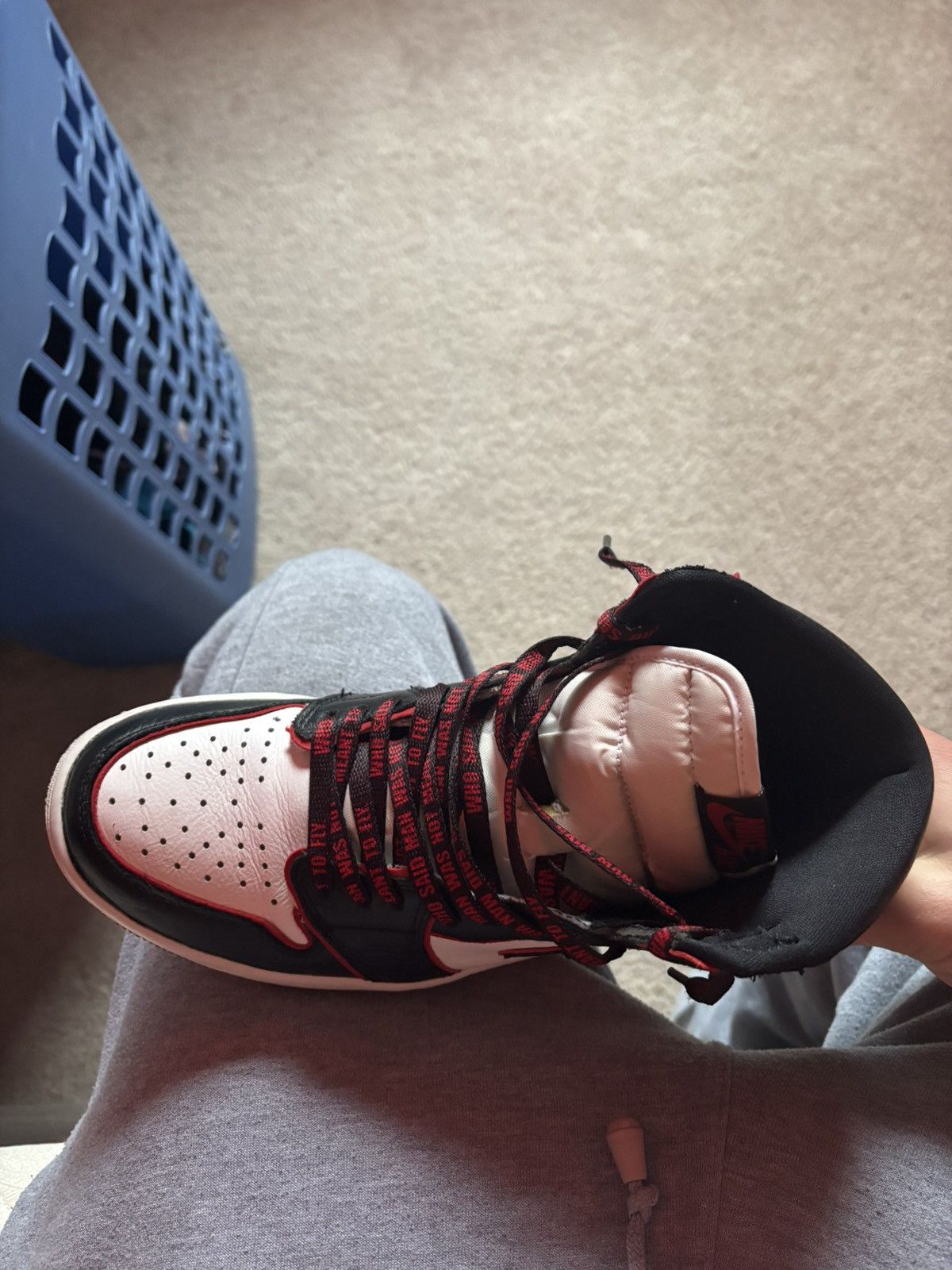 Jordan Brand Jordan 1 Bloodlines Size US 8.5 / EU 41-42 - 14 Thumbnail