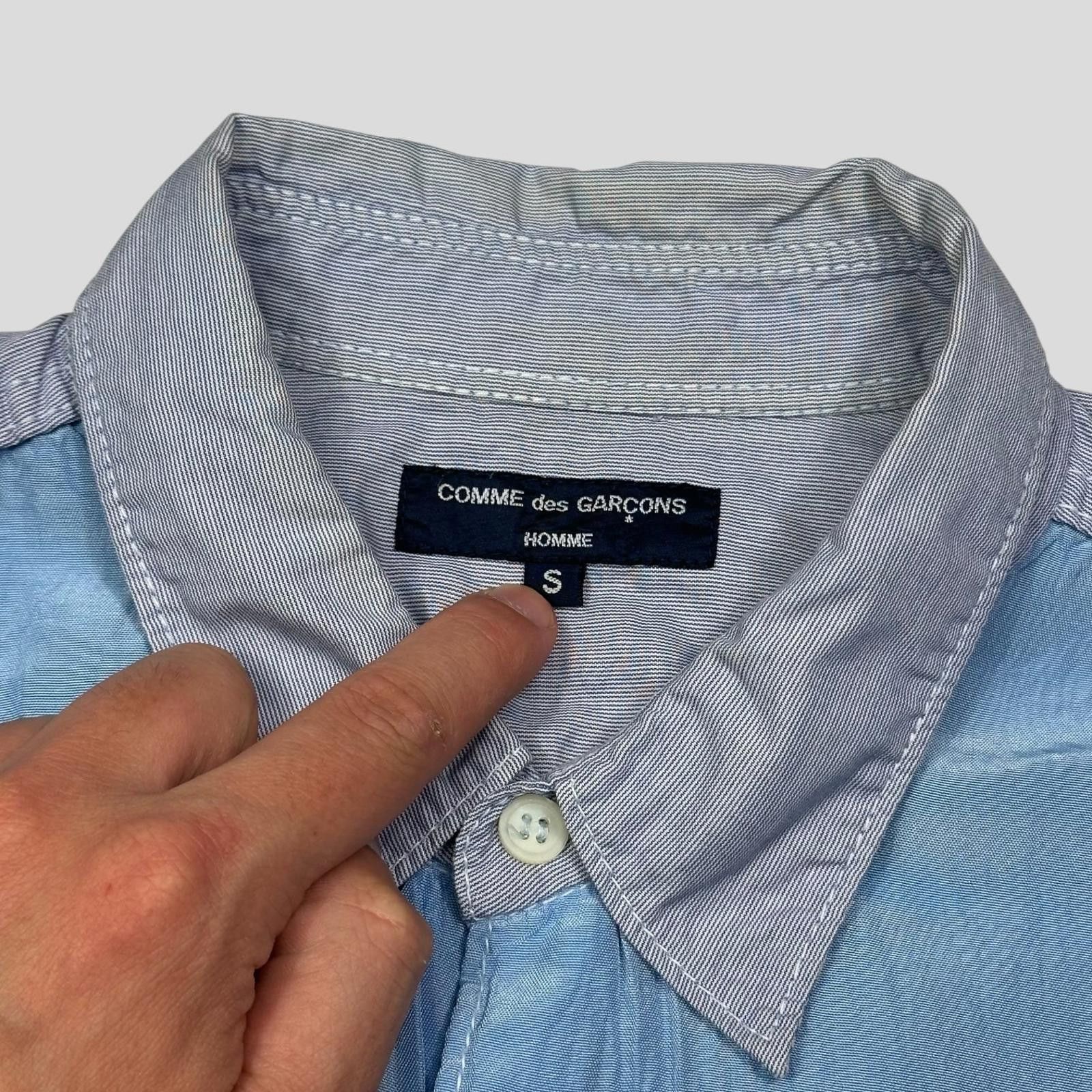 Other Comme Des Garçons Homme 2008 Iridescent Stripe Shirt - S/M Size US S / EU 44-46 / 1 - 4 Thumbnail