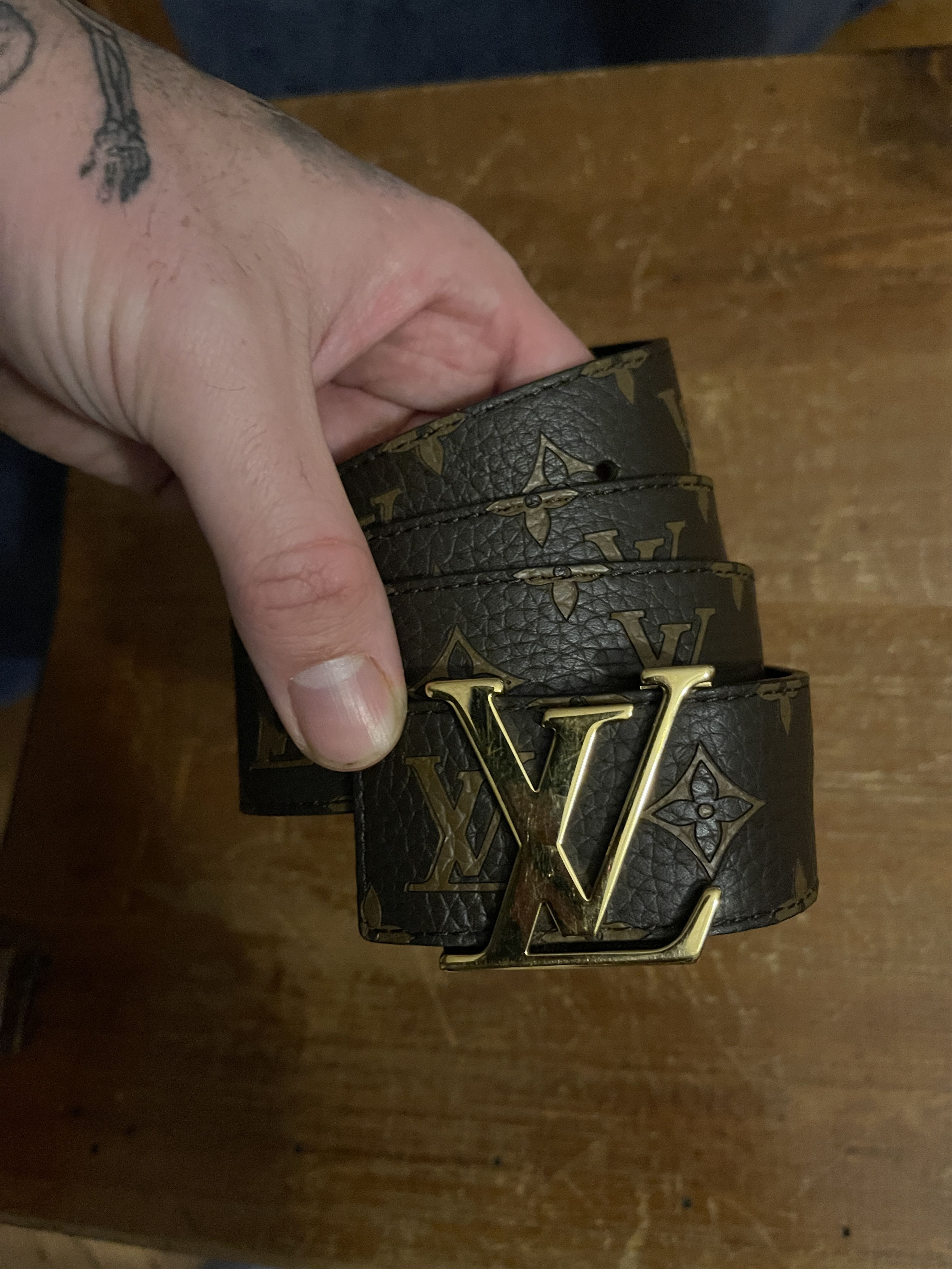 Louis Vuitton × Supreme LV Supreme Belt Size 90 Size 32 - 6 Thumbnail