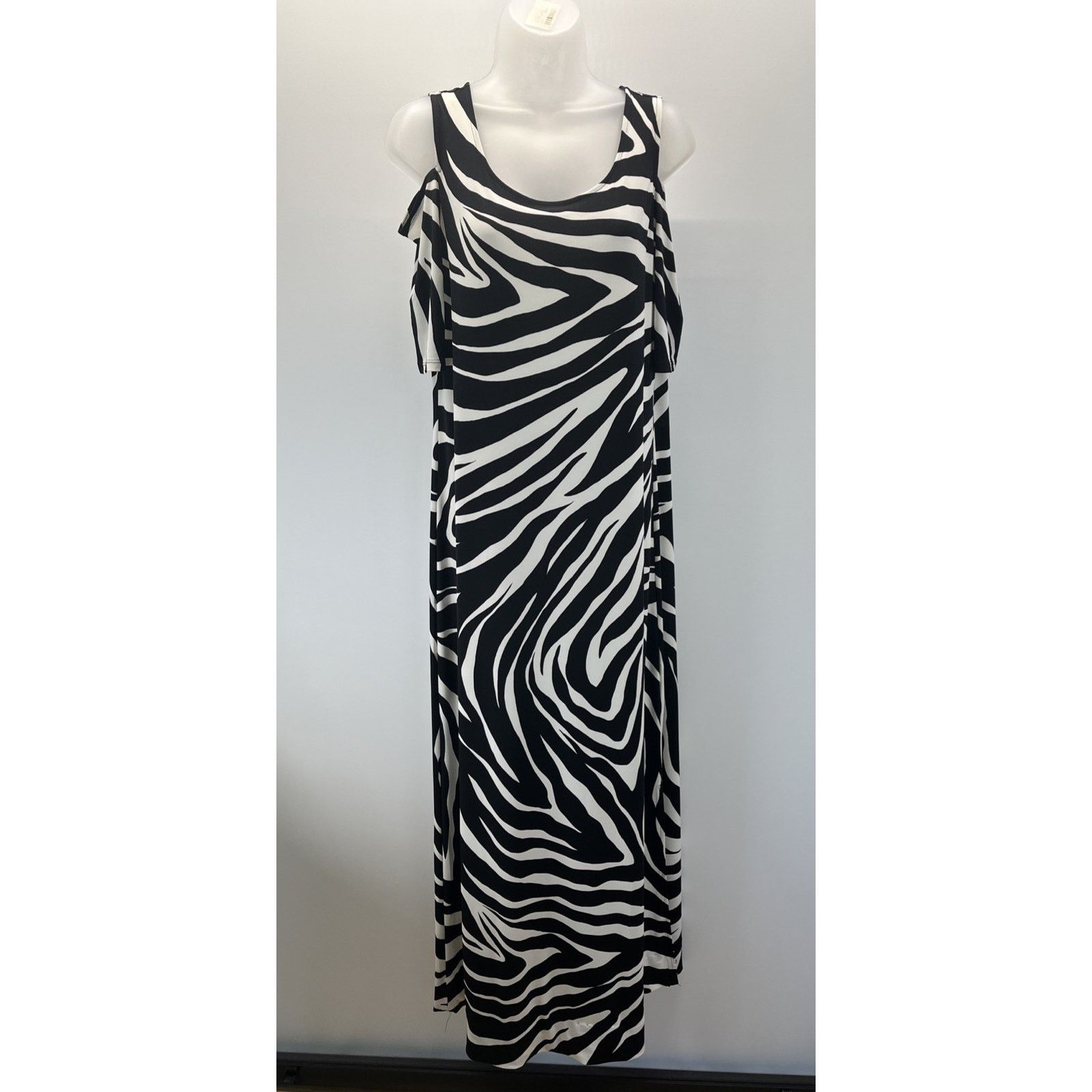 chico's black and white maxi dress chicos maxi dresses Dress Casual Maxi By Chicos In Black & White, Size: Xl