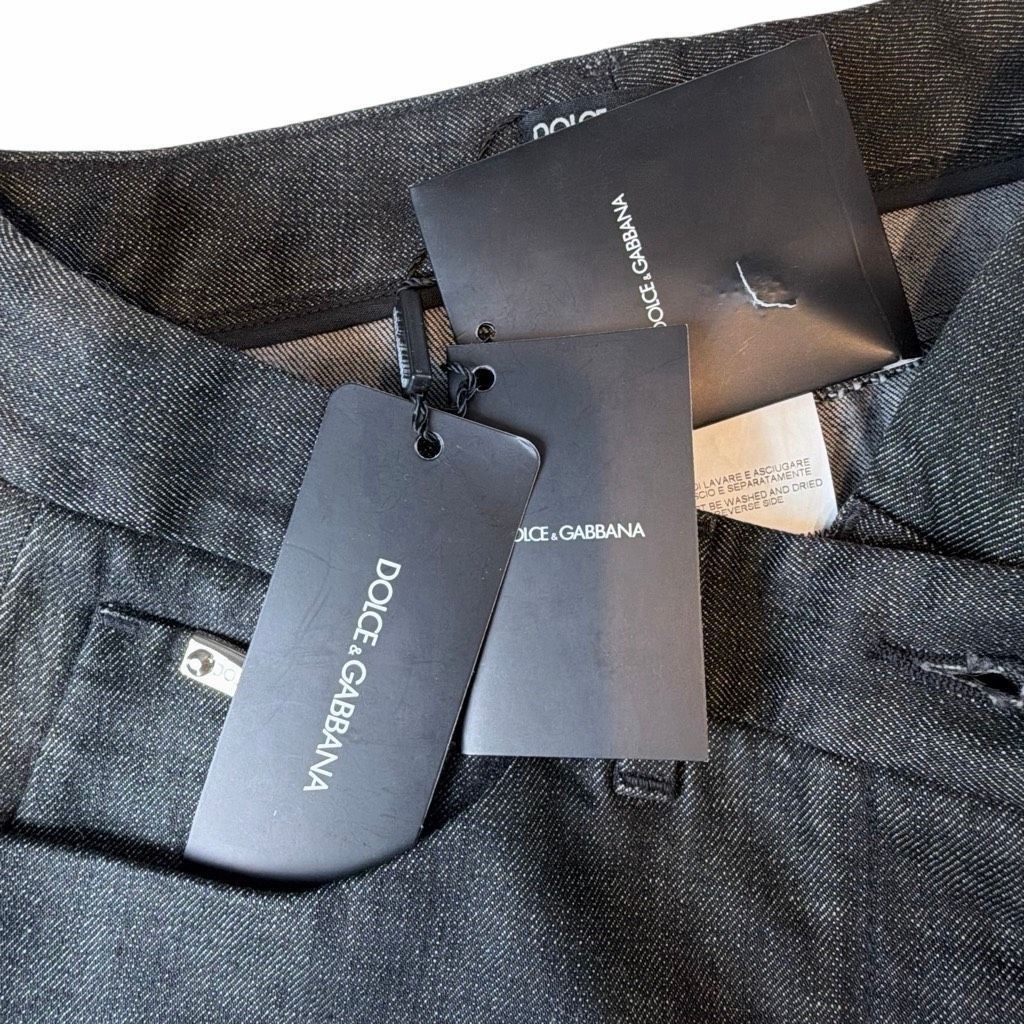 Dolce & Gabbana NWT Dolce & Gabbana Women’s Collection Dark Wash Denim Mini Size 28" / US 6 / IT 42 - 13 Thumbnail