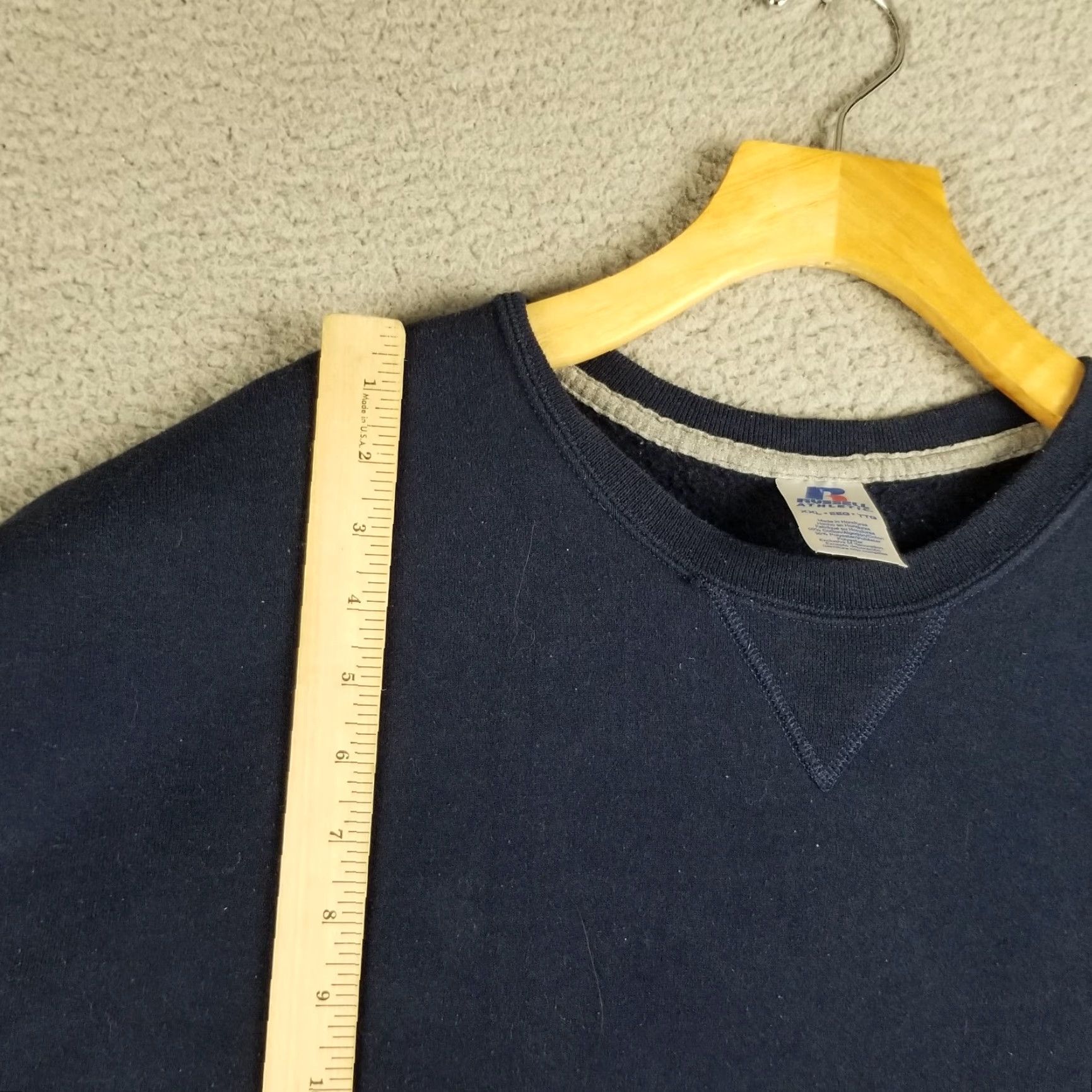 Russell Athletic Vintage Russell Sweatshirt Men XXL Blue Crewneck Sweater Y2K Size US XXL / EU 58 / 5 - 4 Thumbnail