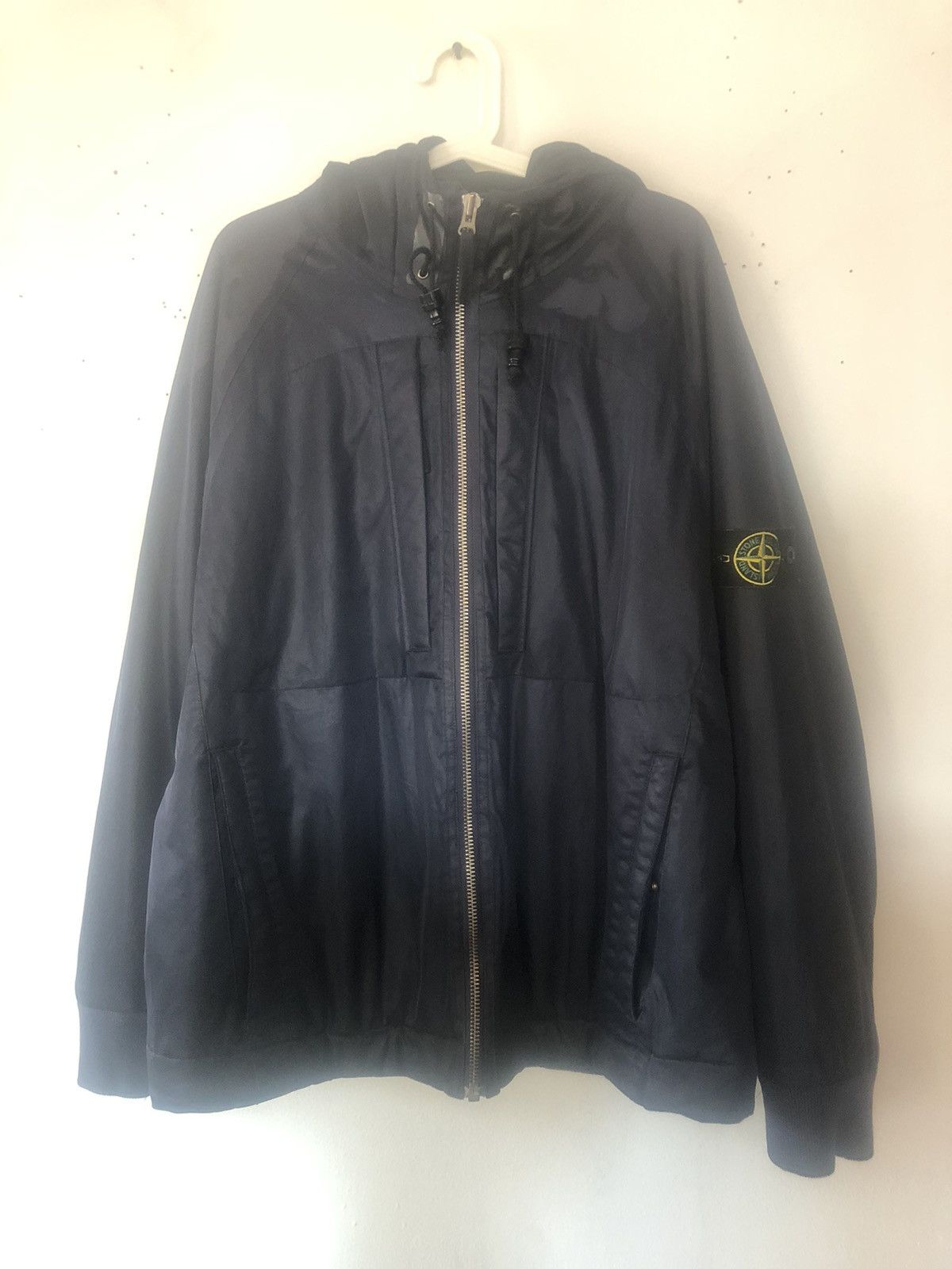 Image of Stone Island Jacket in Navy, Men's (Size 2XL)