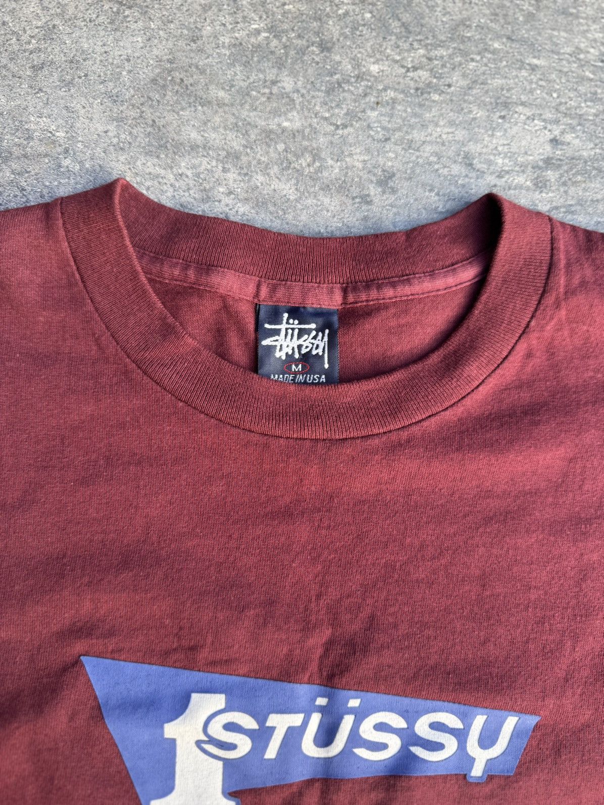 Stussy Stussy Shirt Vintage 90s Blue Box Logo Skate StreetWear Size US M / EU 48-50 / 2 - 2 Thumbnail