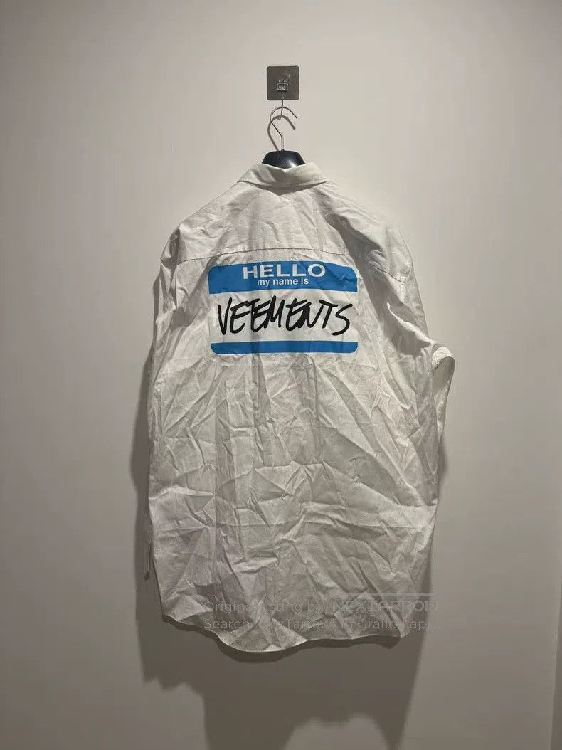 Vetements VETEMENTS Slogan Signed Long Sleeve Shirt Size US M / EU 48-50 / 2 - 2 Thumbnail