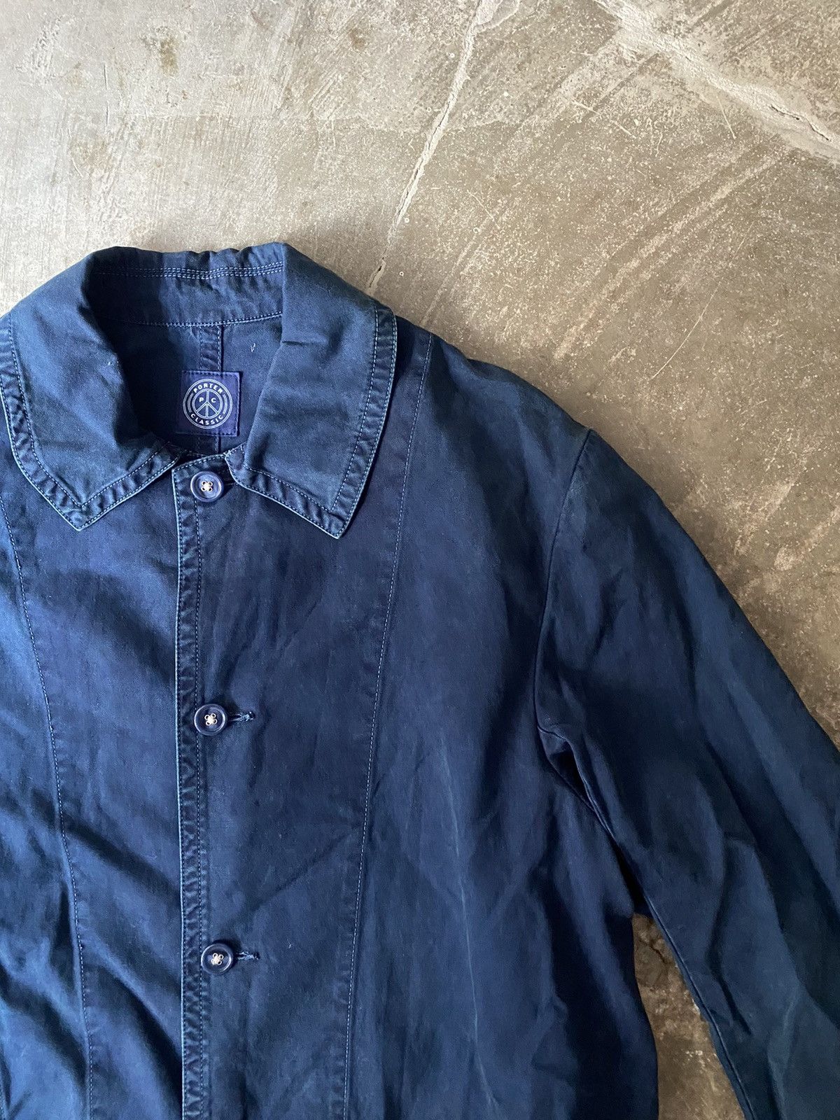 Porter Classic Porter Classic Indigo Trench Coat Kapital Visvim Needles 45r Size US M / EU 48-50 / 2 - 3 Thumbnail