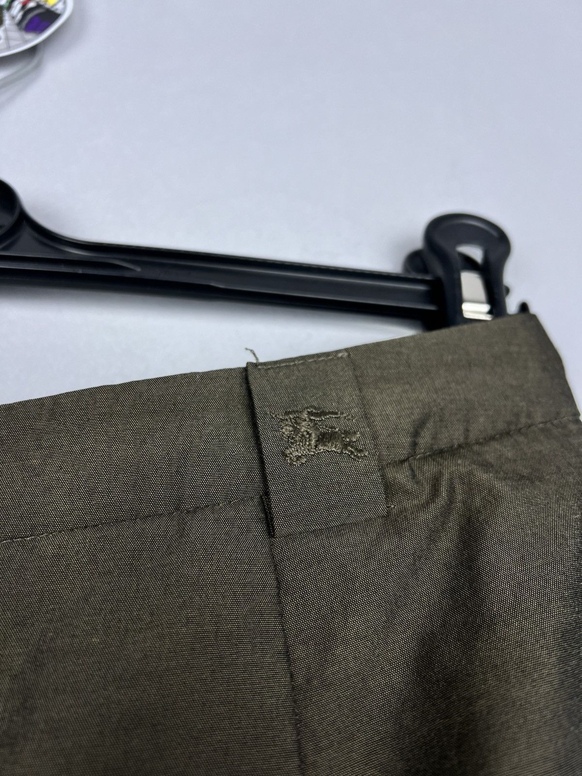 Burberry × Vintage Burberry Vintage Khaki Nylon Casual Chino Pants Size 29" - 3 Thumbnail