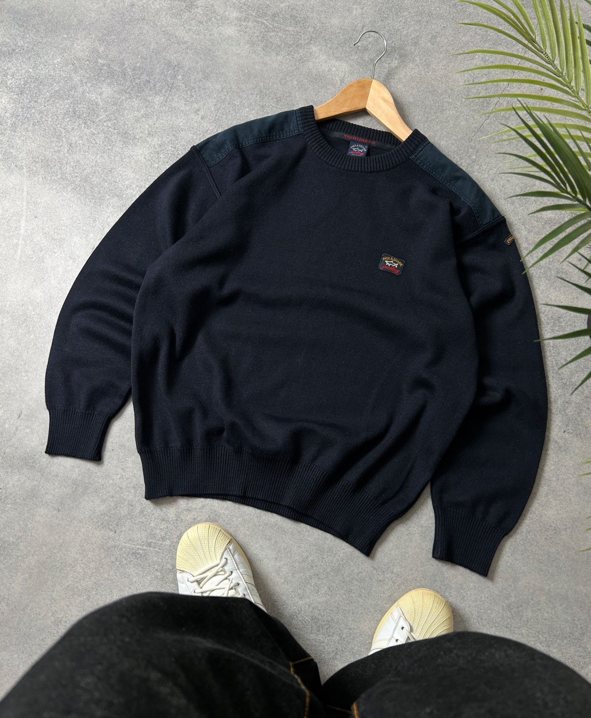 Paul & Shark Vintage Paul & Shark blue wool sweatshirt mens Size US M / EU 48-50 / 2 - 1 Thumbnail