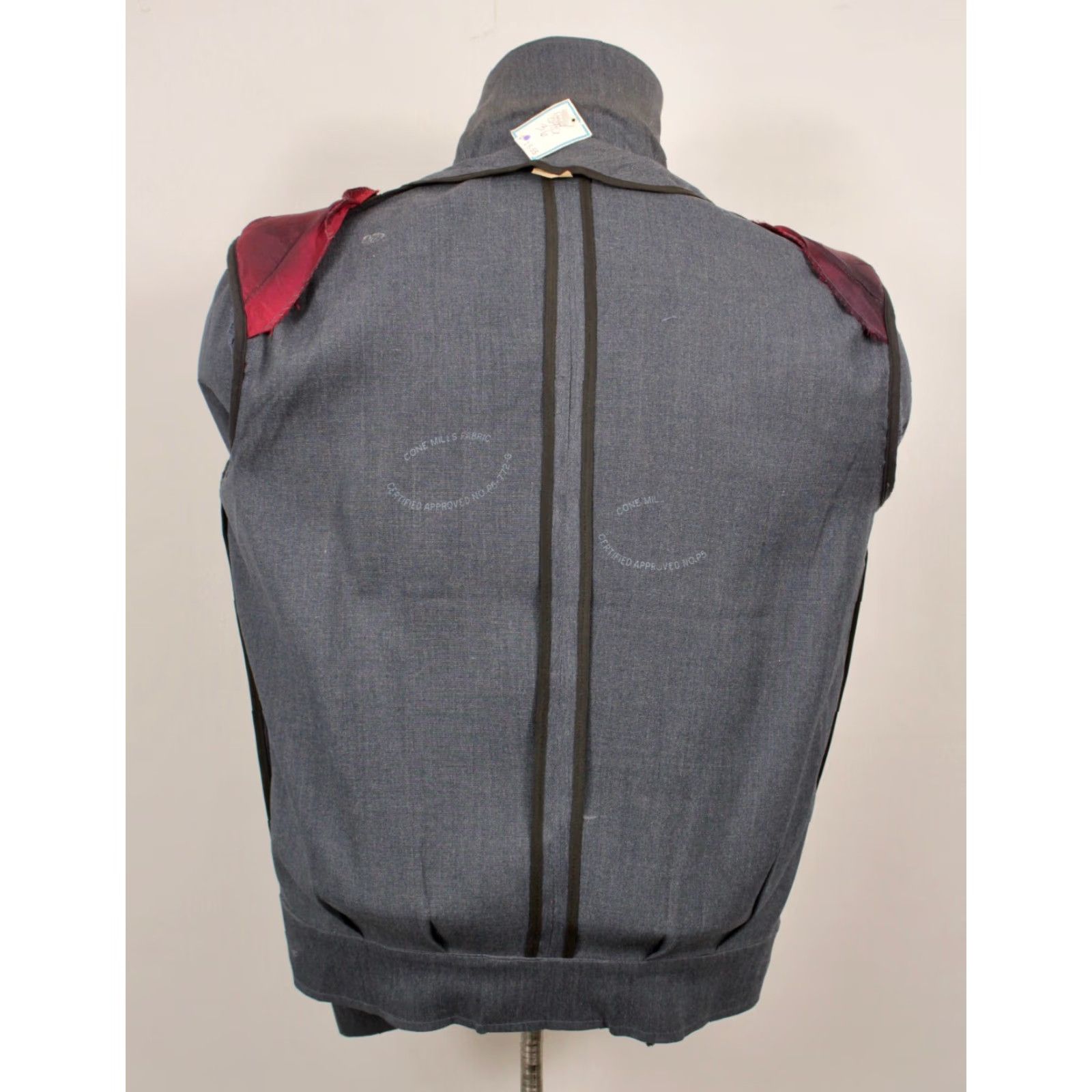 Vintage VTG US Postal Carrier Jacket 60s 70s Blue Mens 36 Regular 1960s 1970s Mail Size US XXS / EU 40 - 3 Thumbnail