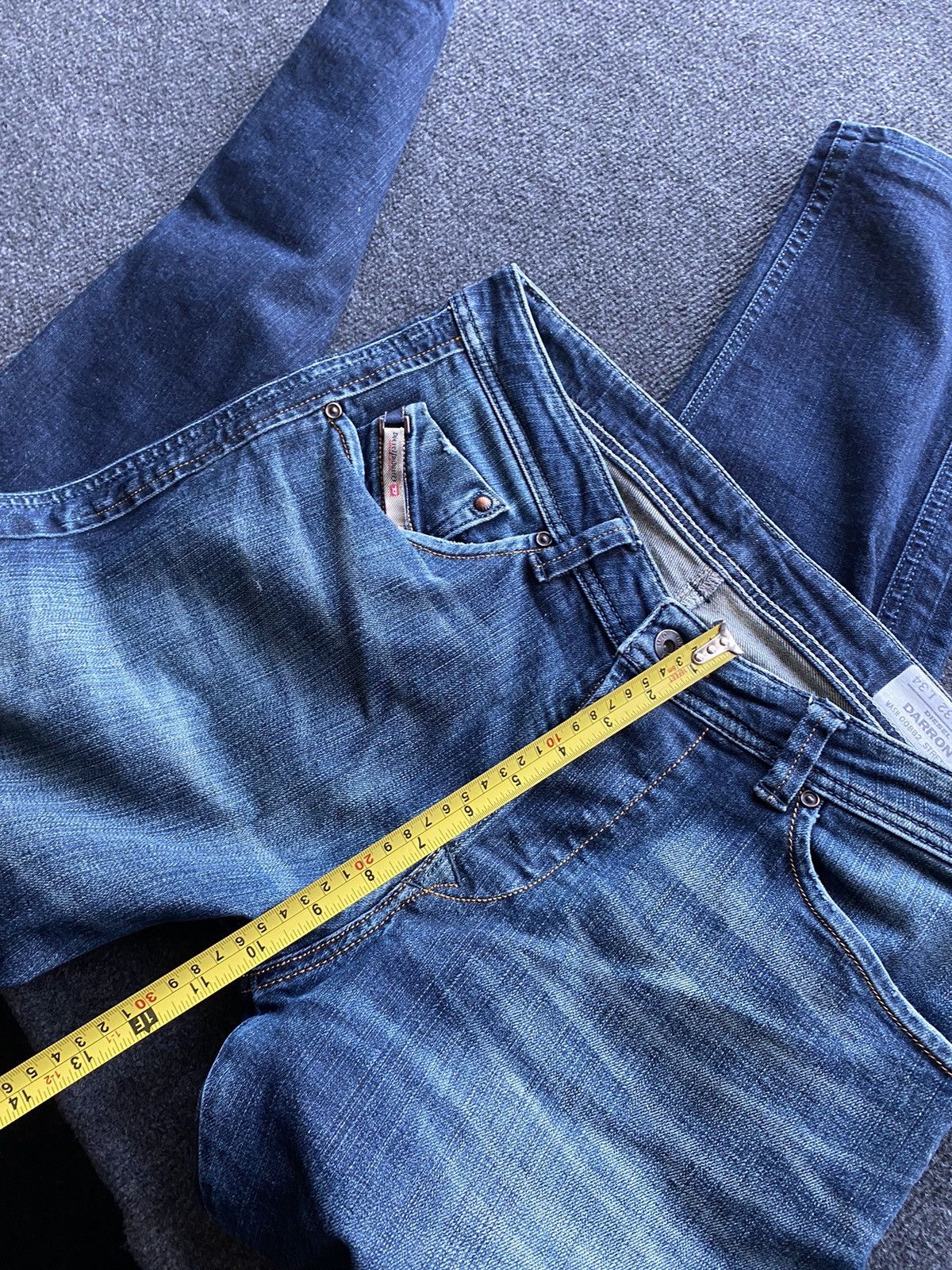 Diesel 🔥Opium Punk Diesel darron 32 size blue jeans men gothic emo Size US 32 / EU 48 - 9 Thumbnail