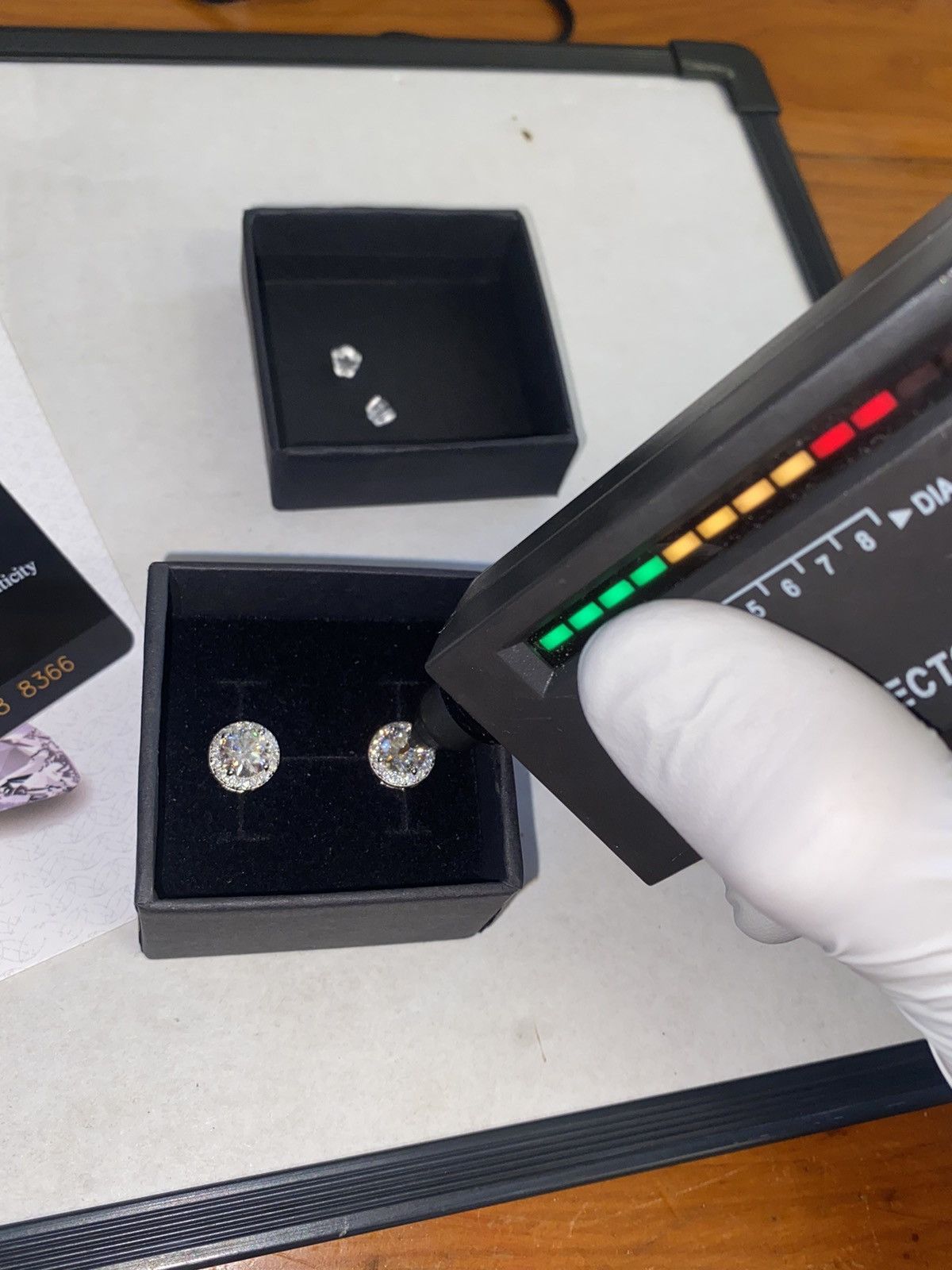 Other SS HALO 1CT moissanite earrings Size ONE SIZE - 2 Thumbnail