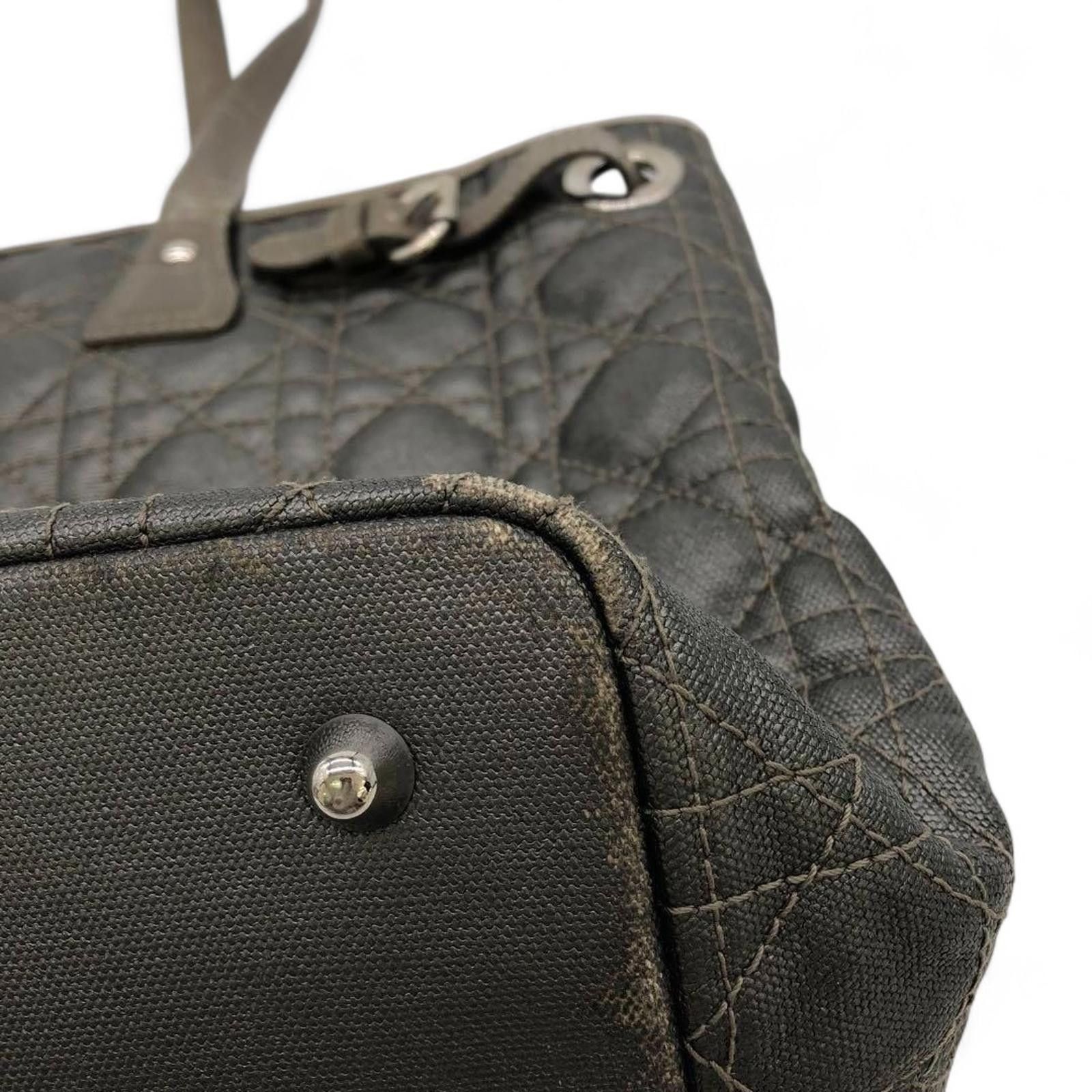 Christian Dior Monsieur Dior - Black Quilted Leather Tote Handbag Size ONE SIZE - 4 Thumbnail