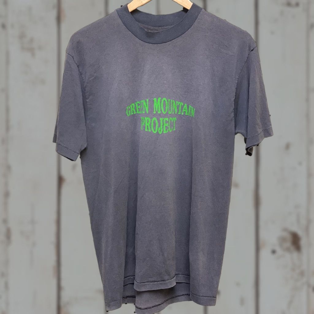Y/Project VINTAGE Mens L Gray Short Sleeve T-Shirt Green Mountain Project Vermont VT L Crew Neck Cotton Blend Size US L / EU 52-54 / 3 - 1 Thumbnail