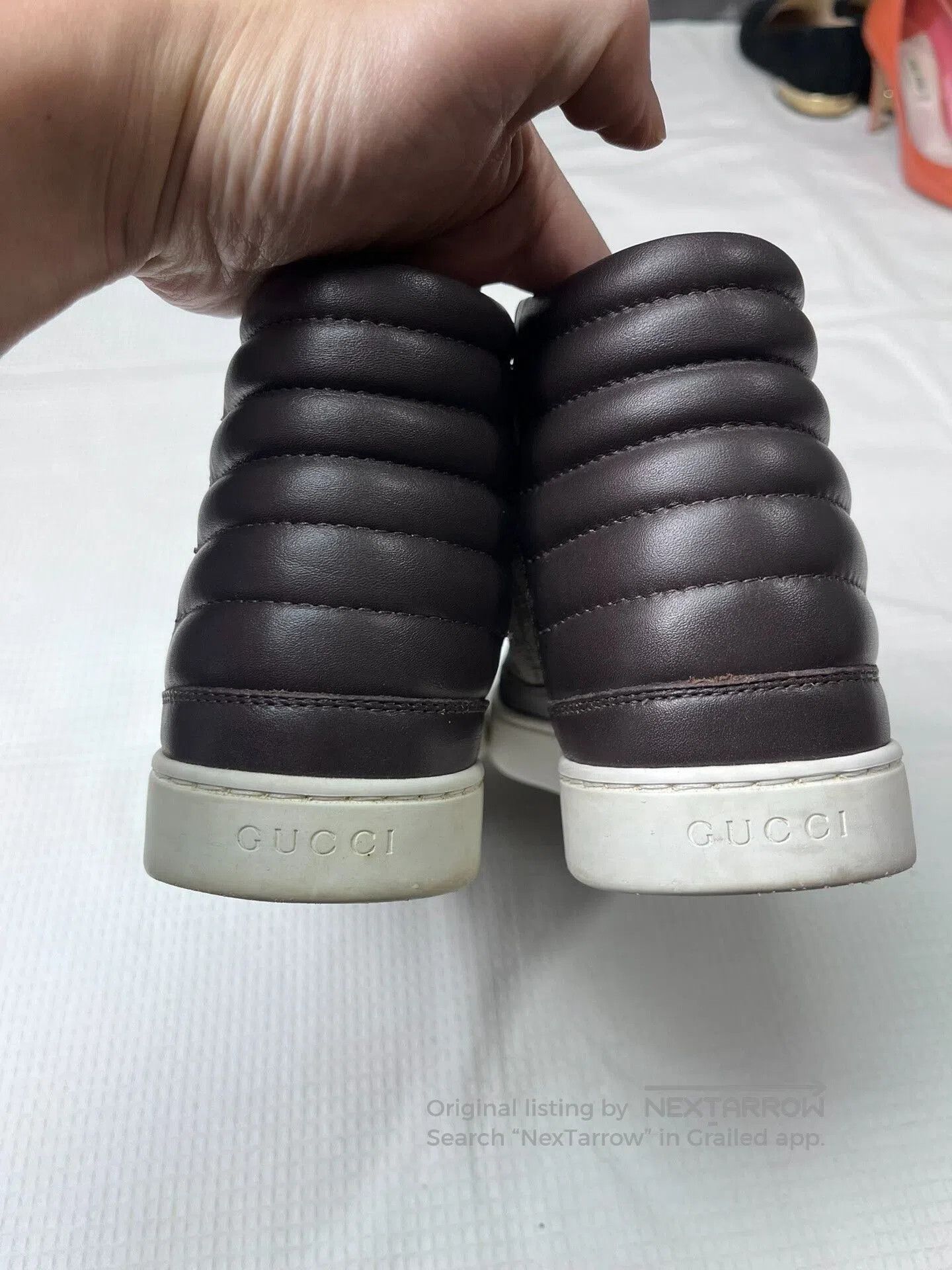 Gucci Gucci All-Over Print High-Top Sneakers. Size US 7.5 / EU 40-41 - 5 Thumbnail