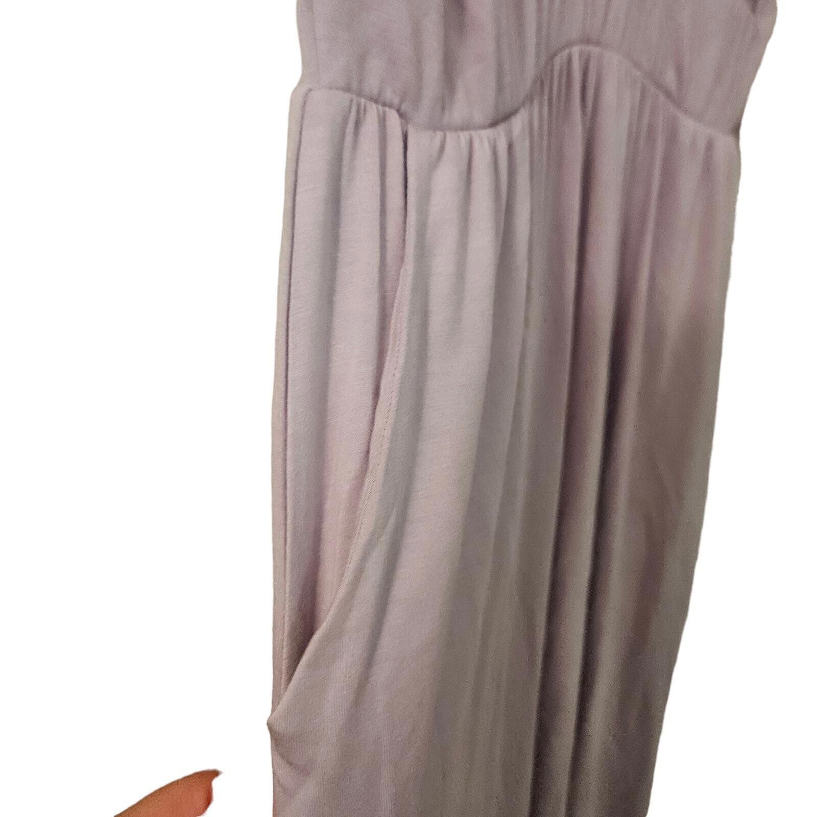 Designer Wantable Sleeveless Maxi Dress V Neck Brown Size Medium Size M / US 6-8 / IT 42-44 - 4 Thumbnail