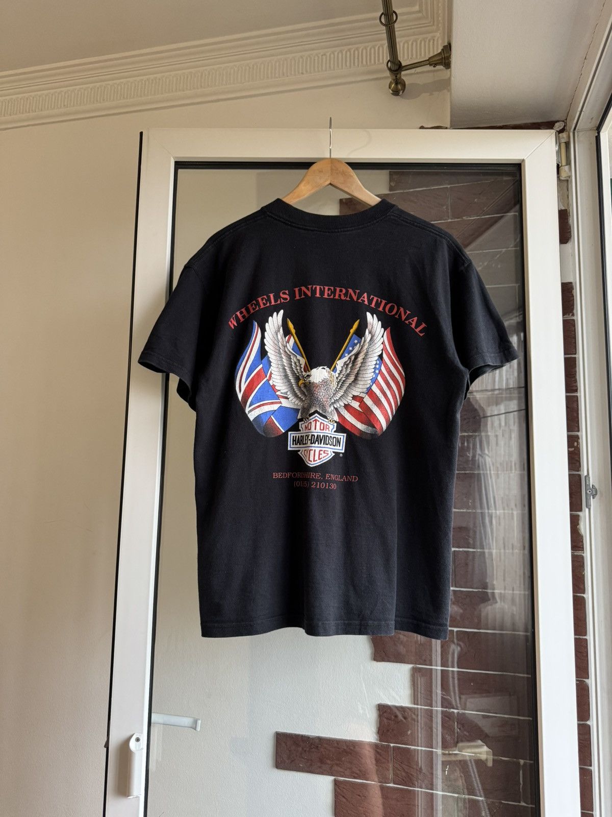 Harley Davidson 🇺🇸Vintage Harley Davidson made in USA tshirt Eange Logo Size US XL / EU 56 / 4 - 12 Thumbnail