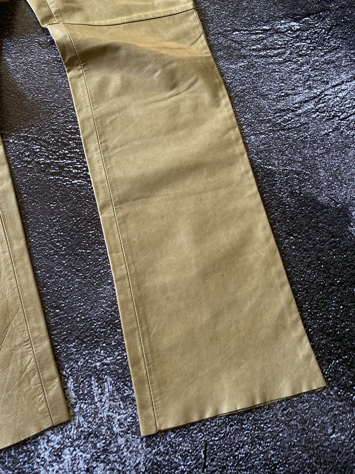 Missoni Vintage Missoni Rare Leather Trouser Pants Women Size 27" / US 4 / IT 40 - 7 Thumbnail
