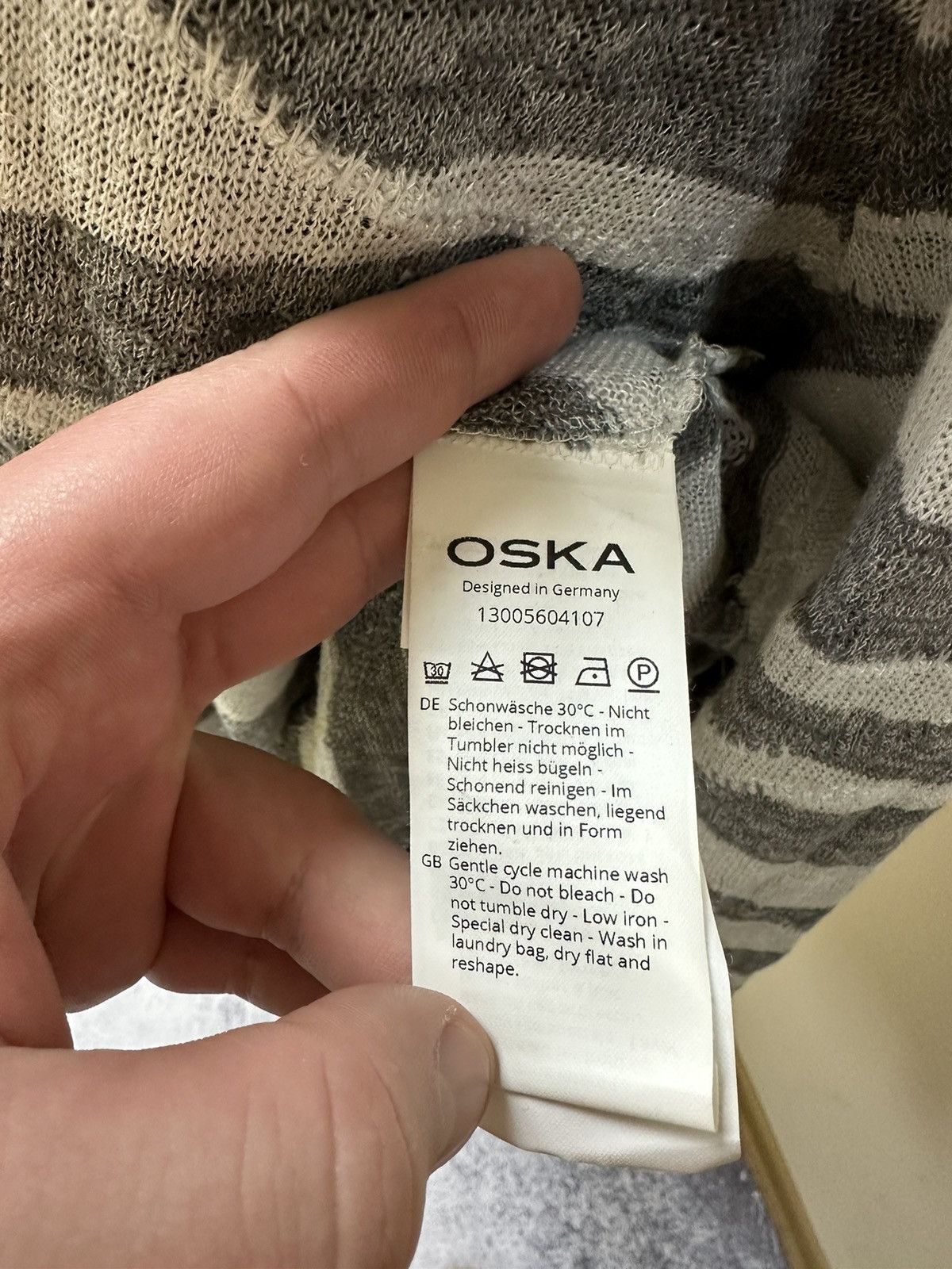 Japanese Brand × OSKA T-shirt Long Sleeve Oska 4 505 Linen Size XL / US 12-14 / IT 48-50 - 8 Thumbnail