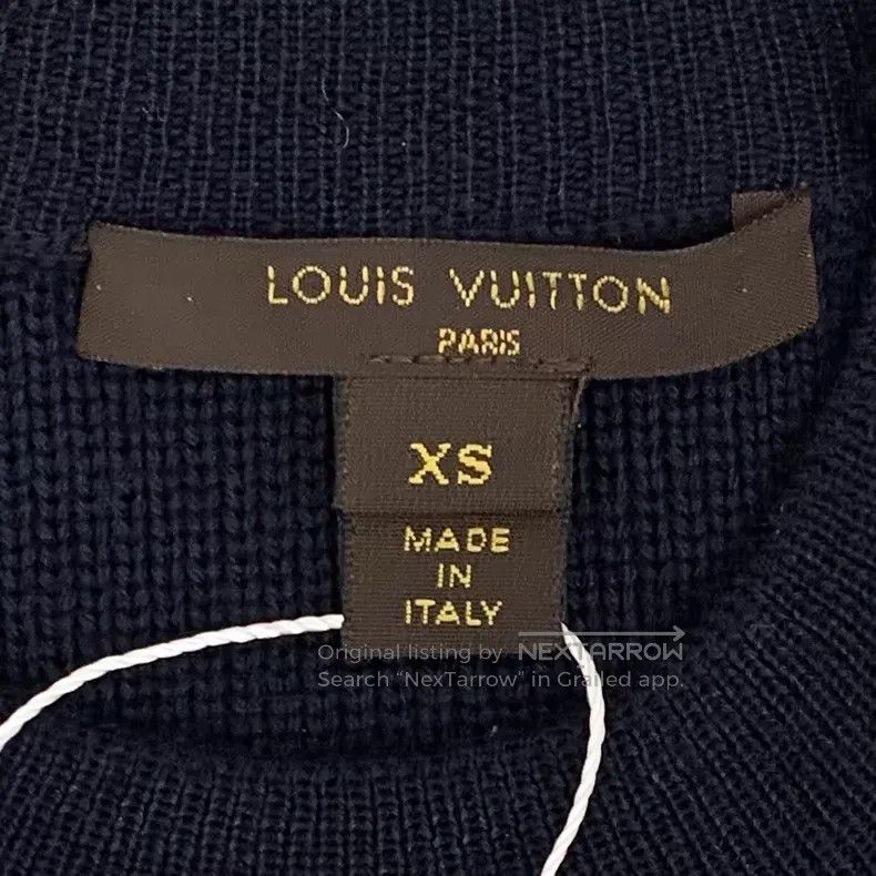 Louis Vuitton Louis Vuitton Black wool crew neck short sleeve knit denim Size XS / US 0-2 / IT 36-38 - 6 Thumbnail