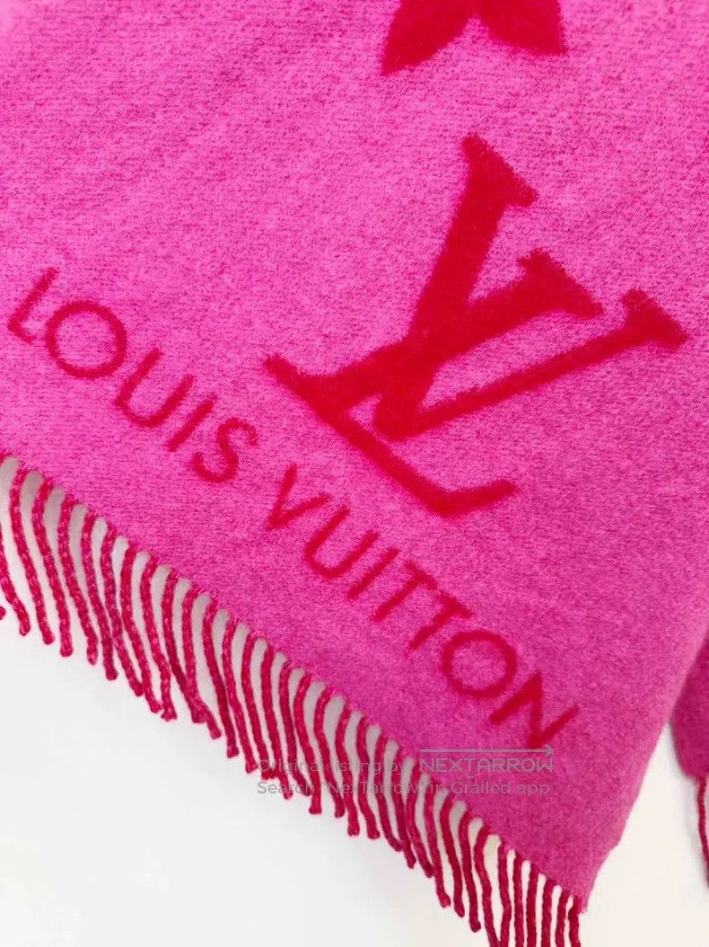 Louis Vuitton Louis Vuitton Cashmere scarf Size ONE SIZE - 3 Thumbnail