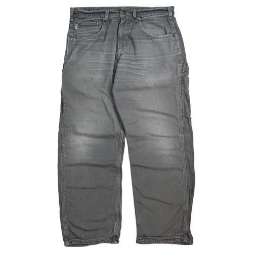 Vintage Carhartt Dungaree Pants Light Grey
