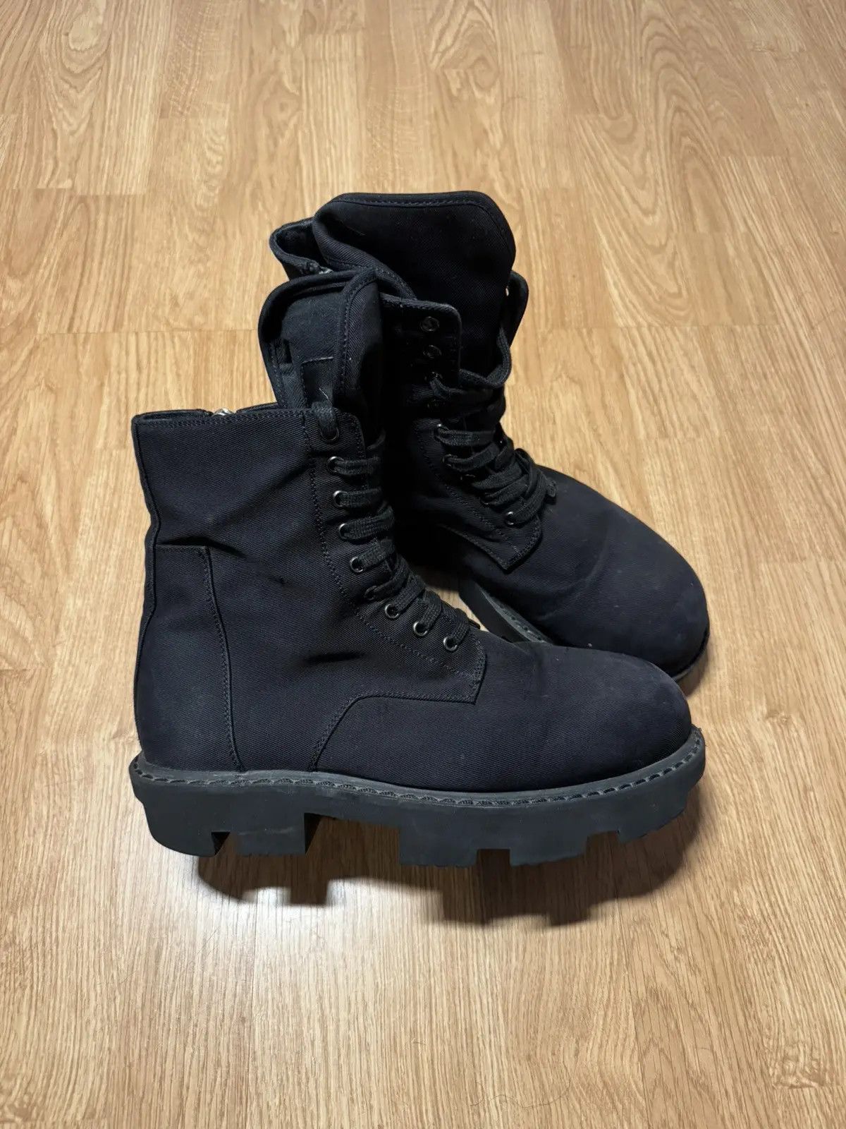 Rick Owens SS20 Rick Owens Tecuatl Megatooth Megalace Army Boots