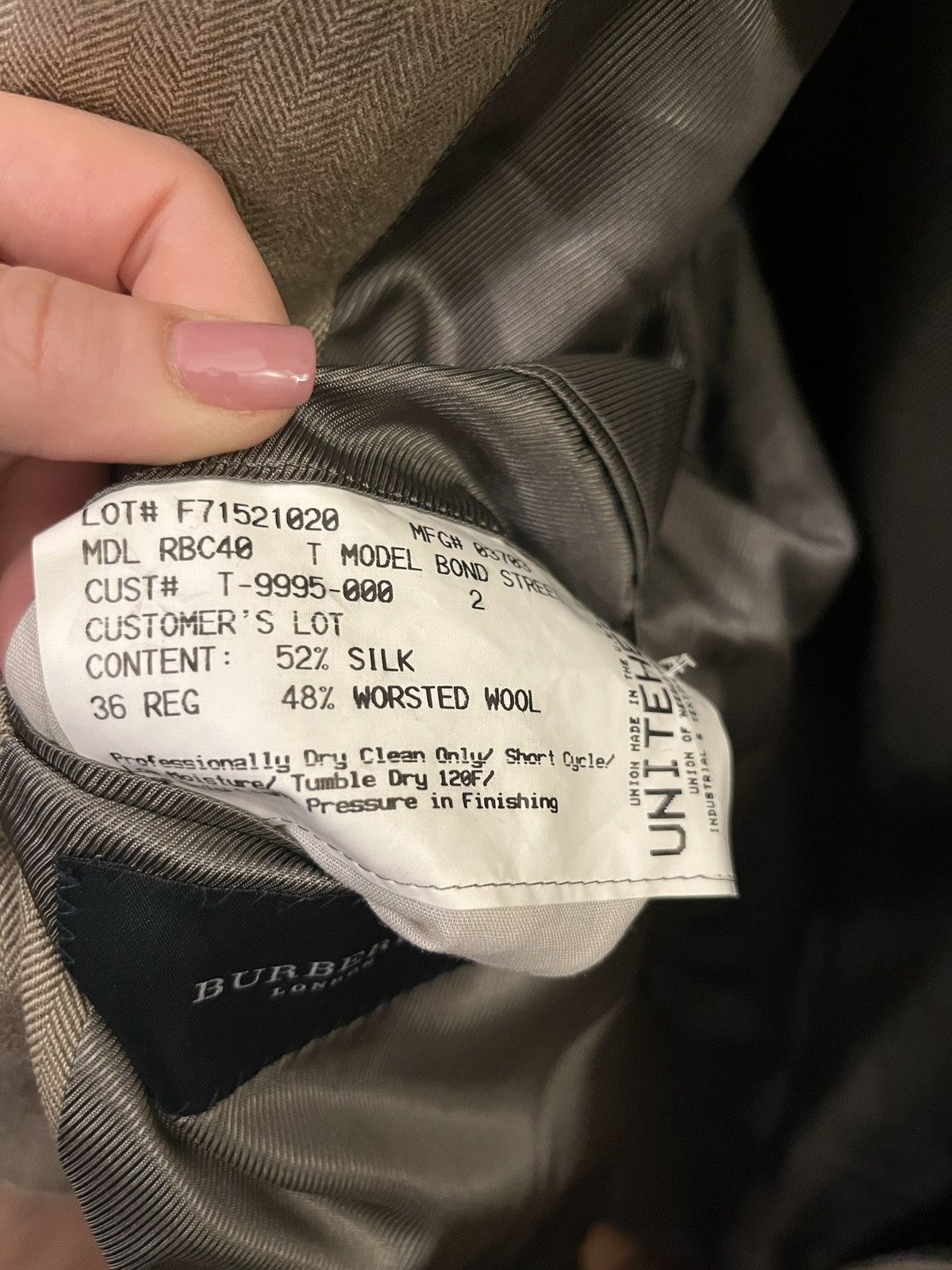 Burberry Silk & Wool Blazer
