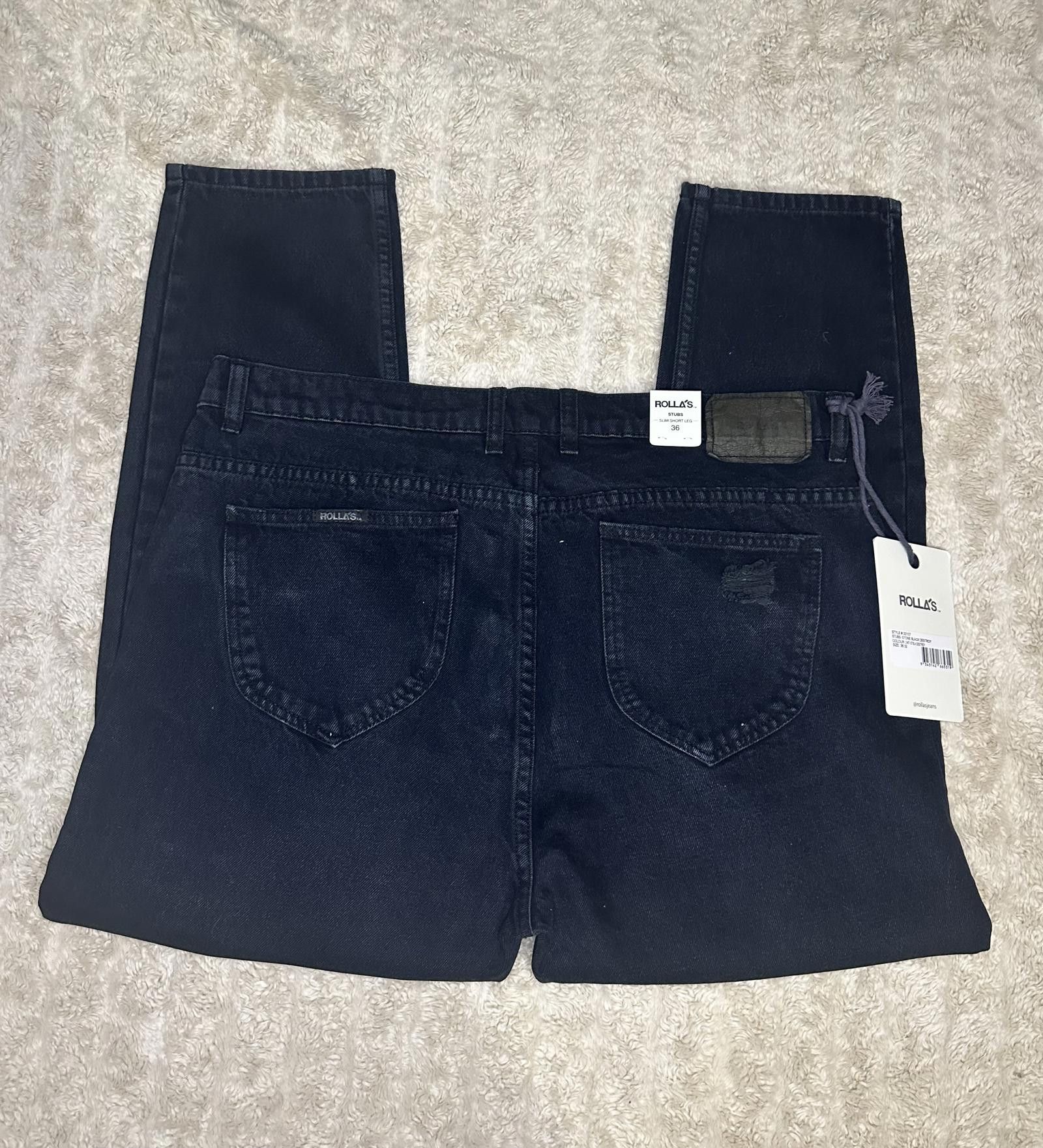 Rolla's Rolla's Stubs Slim Short Leg jeans Size 36x32 Size 36" / US 14 / IT 50 - 8 Thumbnail