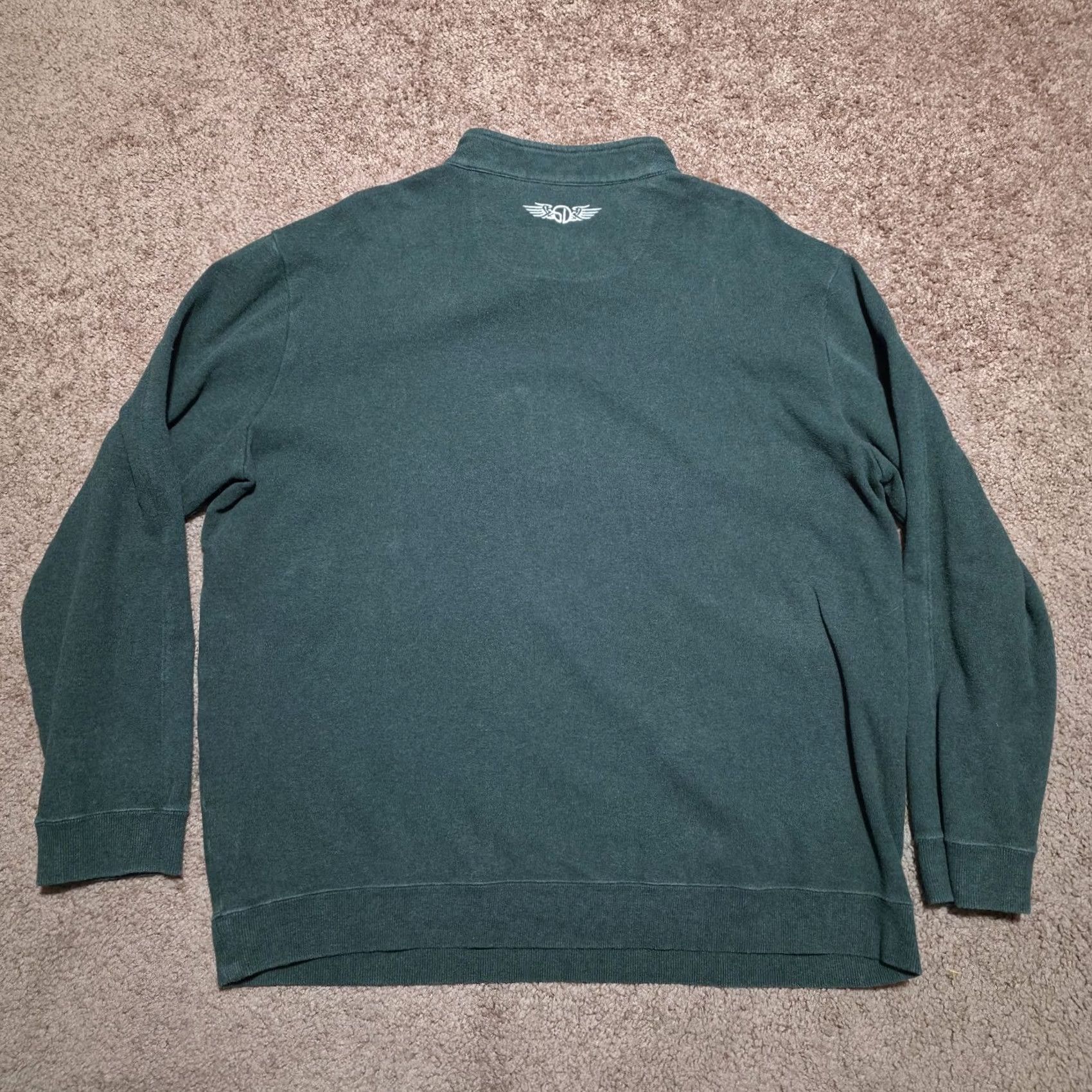 Hunter Straight Down Golf Sweater 1/4 Pullover Men's Size 2XL Hunter Green Long Sleeve Size US XXL / EU 58 / 5 - 7 Thumbnail