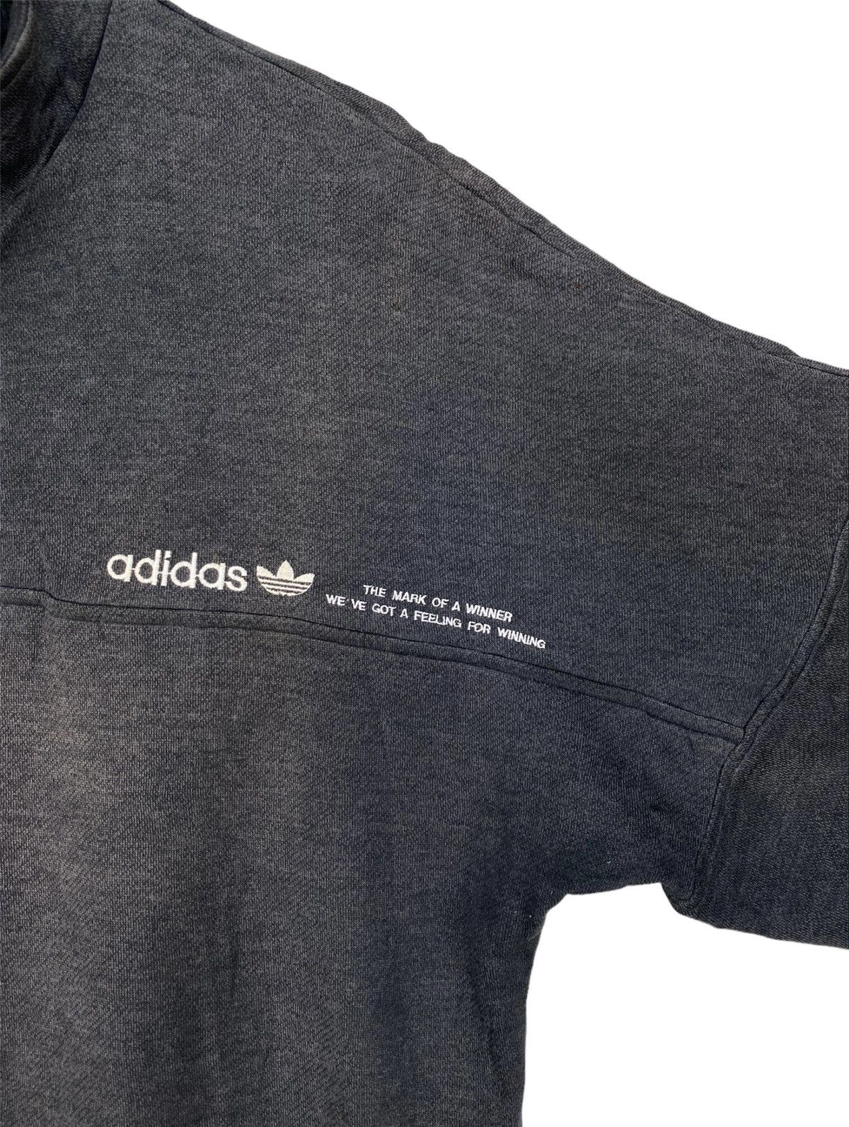 Adidas Vintage Adidas Sweatshirt Sunfaded Size US L / EU 52-54 / 3 - 3 Thumbnail