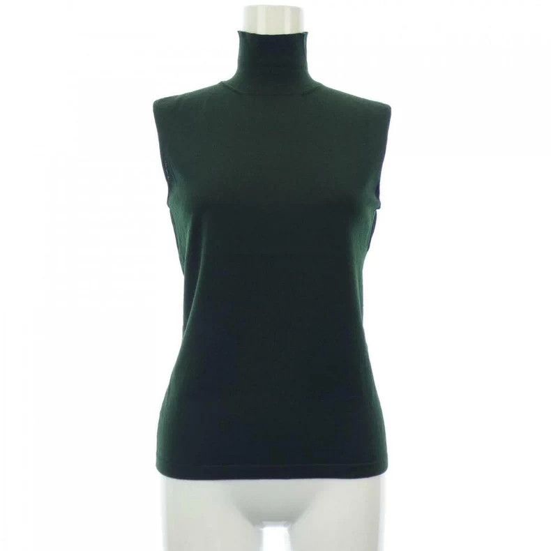 Hermes HERMES Green Knit Turtleneck Sweater Size US S / EU 44-46 / 1 - 1 Thumbnail