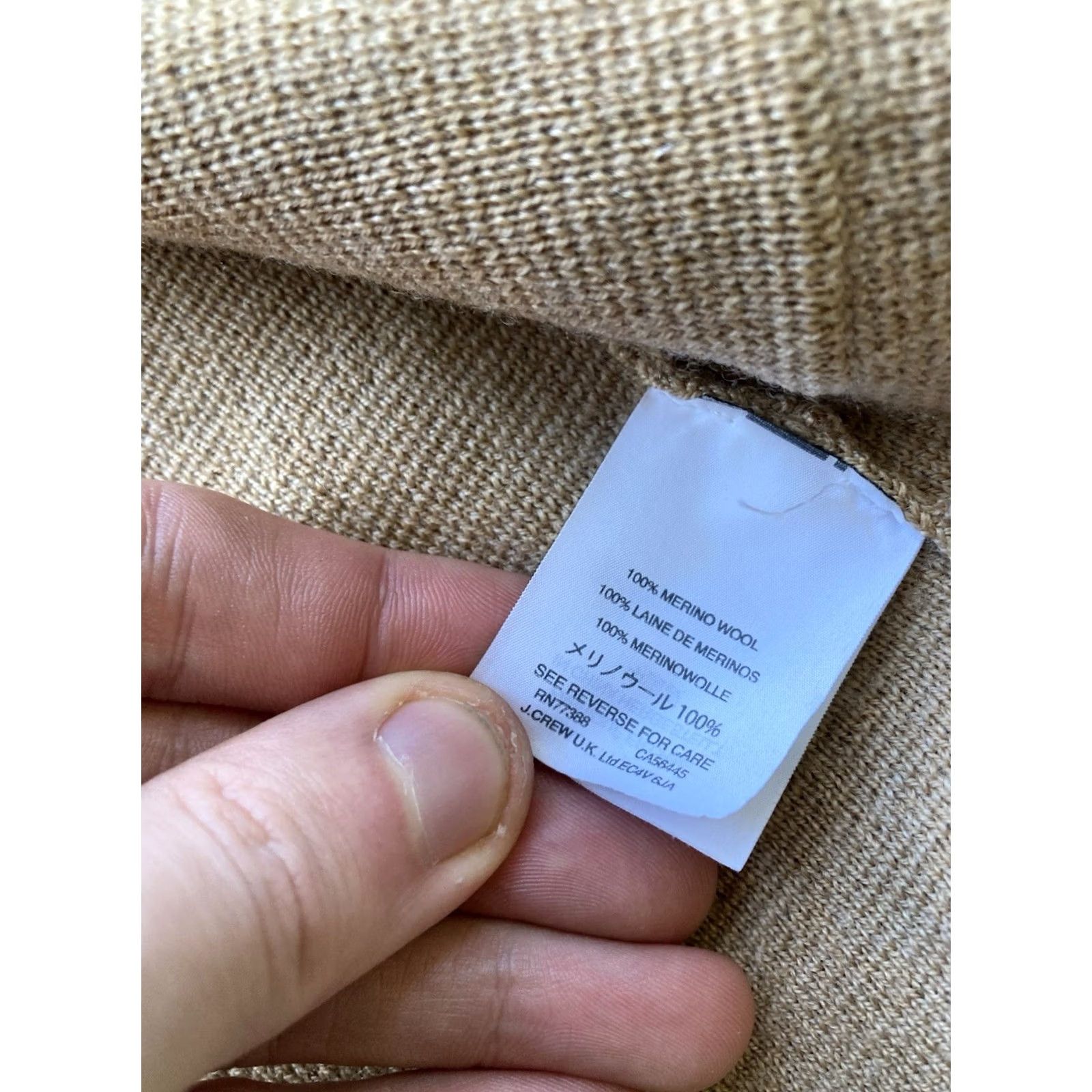 J.Crew VINTAGE J.CREW Open Front Sweater Blazer Coat Womens Size S Beige 100% Merino Wool Cozy Size S / US 4 / IT 40 - 7 Thumbnail
