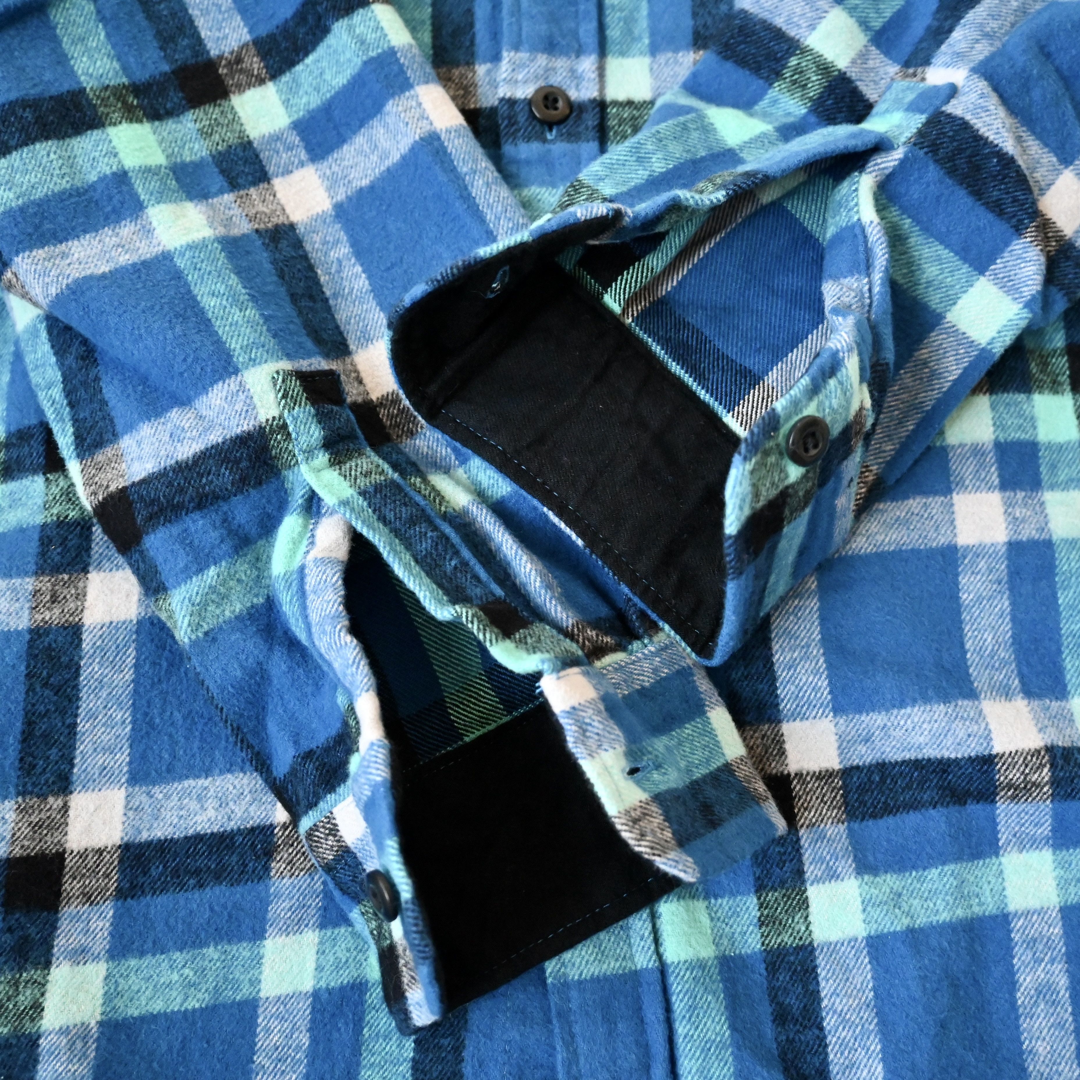 Uniqlo UNUSED, Vintage 2010 UNIQLO plaid cotton flannel shirt, L Size US L / EU 52-54 / 3 - 10 Thumbnail