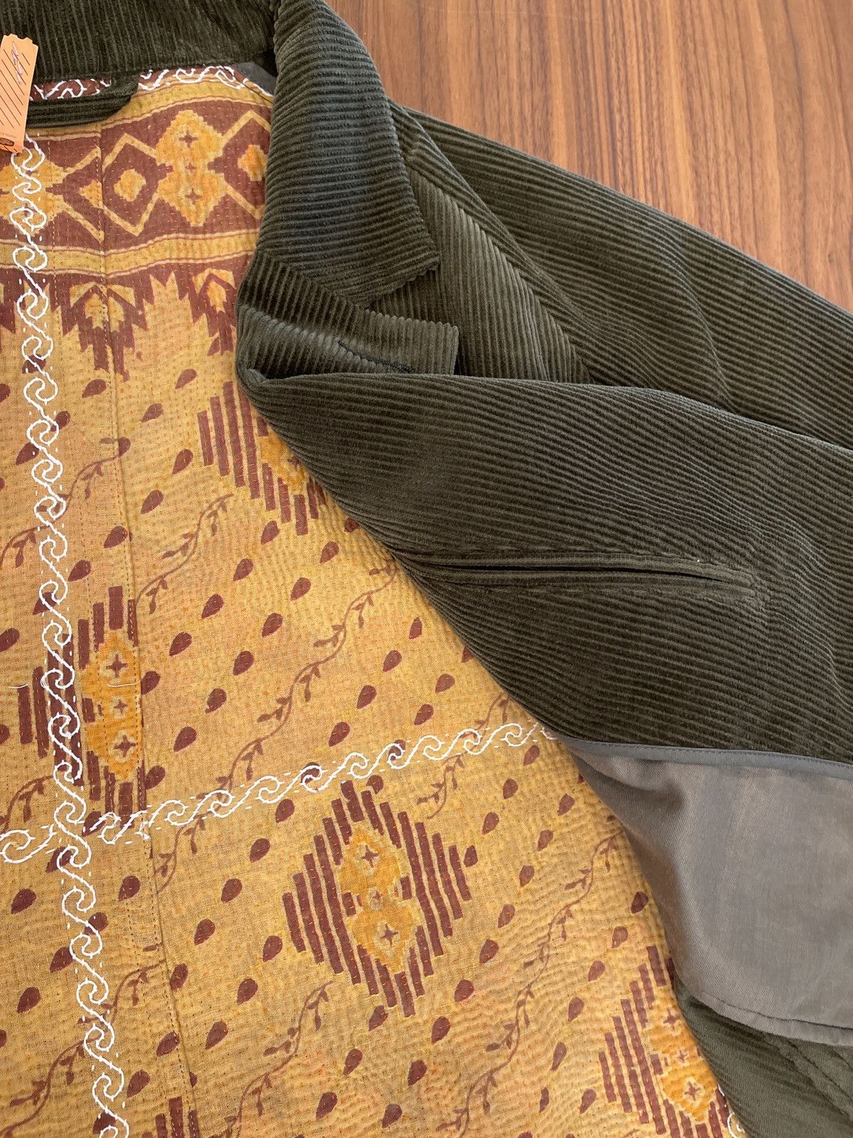 Sillage Sillage - vintage quilt bespoke blazer Size 44R - 4 Thumbnail
