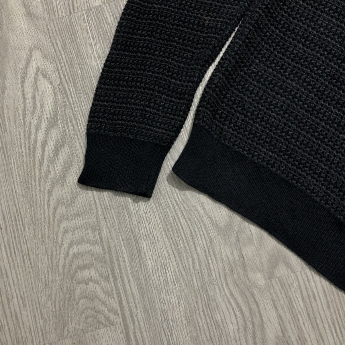A.P.C. A.P.C. Semi-Sheer Transparency Knit Sweatshirt Charcoal Size US M / EU 48-50 / 2 - 4 Thumbnail