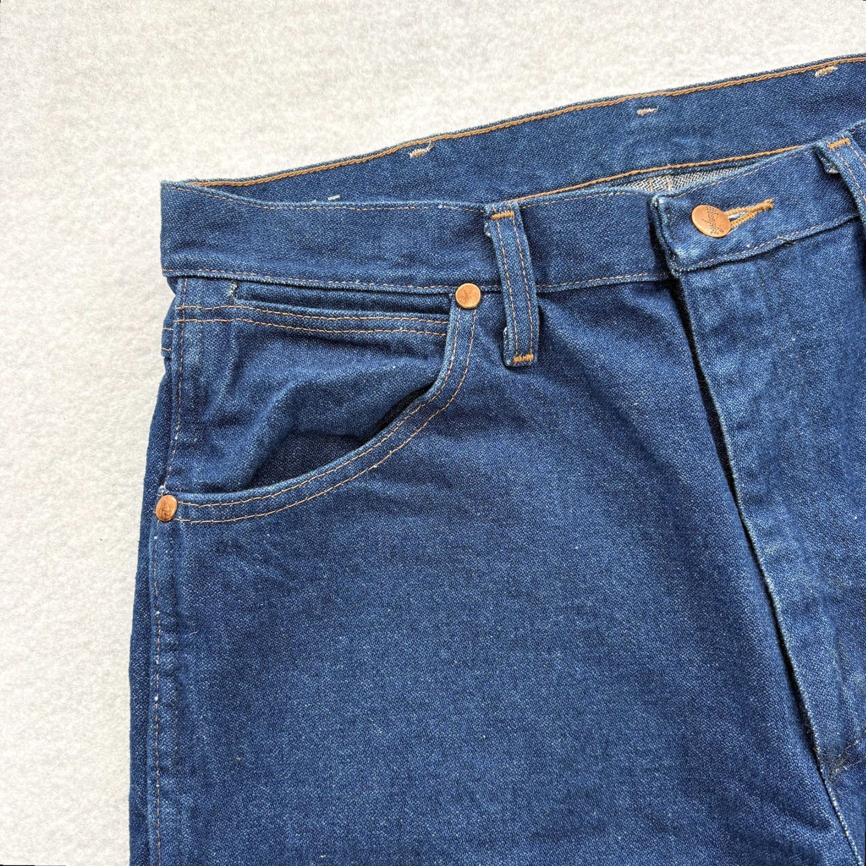 Wrangler Wrangler Jeans Mens 32x32 Blue Cowboy Cut Regular Fit Straight Denim Western Jeans Size US 32 / EU 48 - 3 Thumbnail