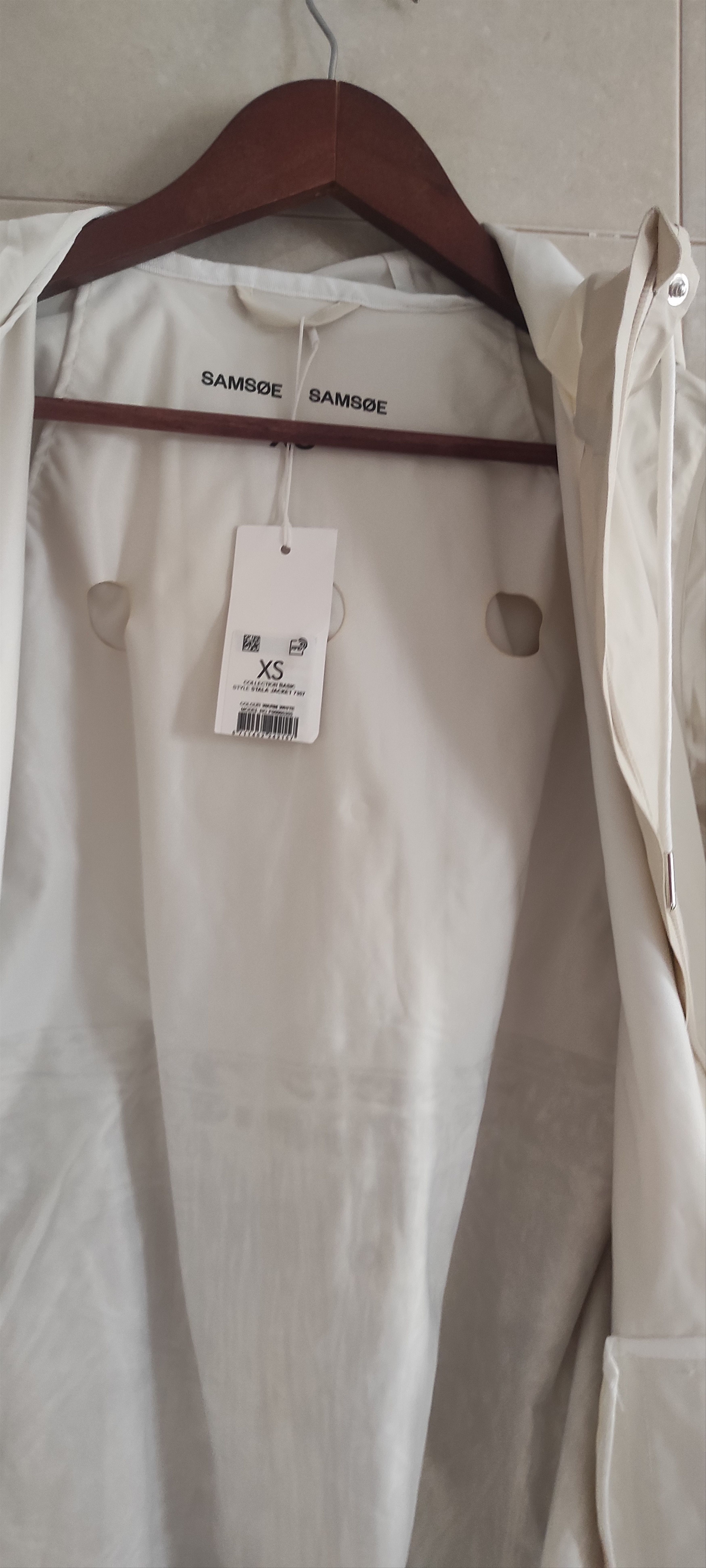 Samsoe Samsoe SAMSOE SAMSOE STALA Windproof Rain Coat Waterproof Jacket Size XS / US 0-2 / IT 36-38 - 16 Thumbnail