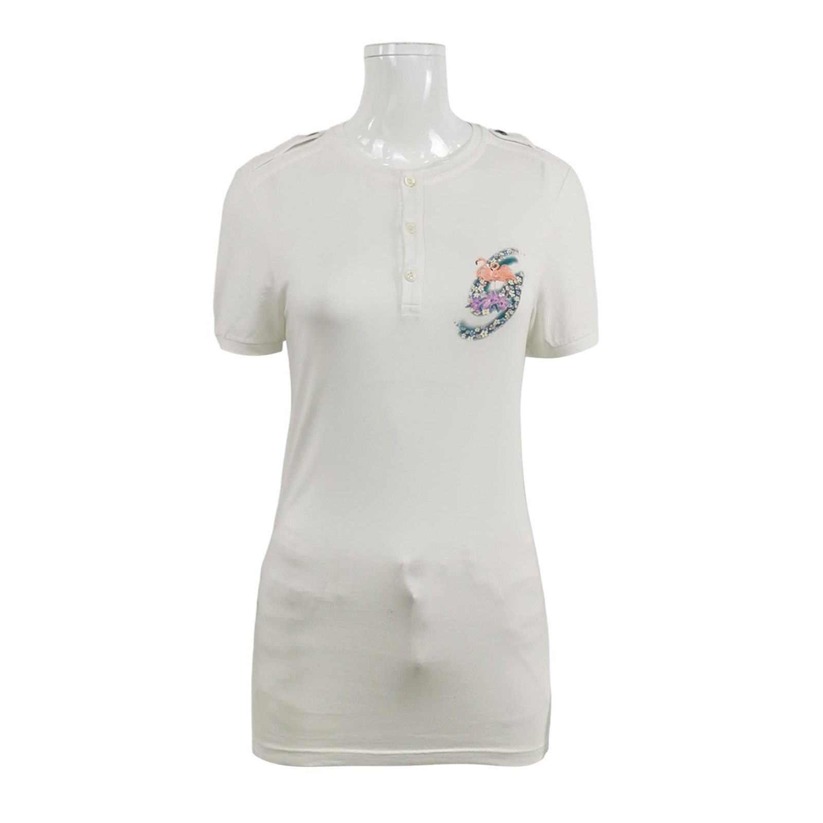 Gucci Gucci Women s Short Sleeve Shirts Size S / US 4 / IT 40 - 1 Thumbnail