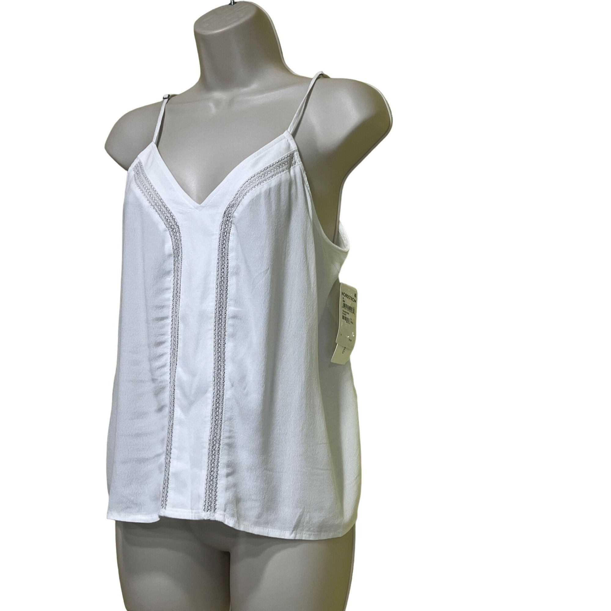 Other Treasure & Bond Lace Inset Camisole, Ivory, Sz. S Size S / US 4 / IT 40 - 4 Thumbnail