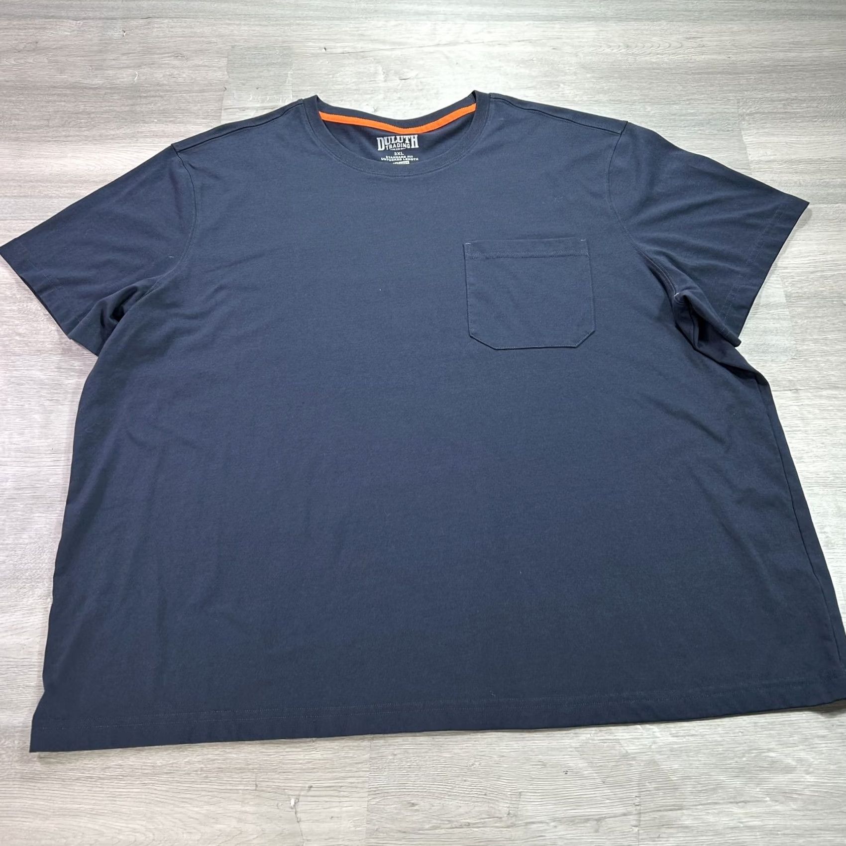 Duluth Trading Company Duluth Trading Co Shirt Mens 3XL Blue 40 Grit Standard Fit Pocket Tee Size US XXL / EU 58 / 5 - 2 Thumbnail