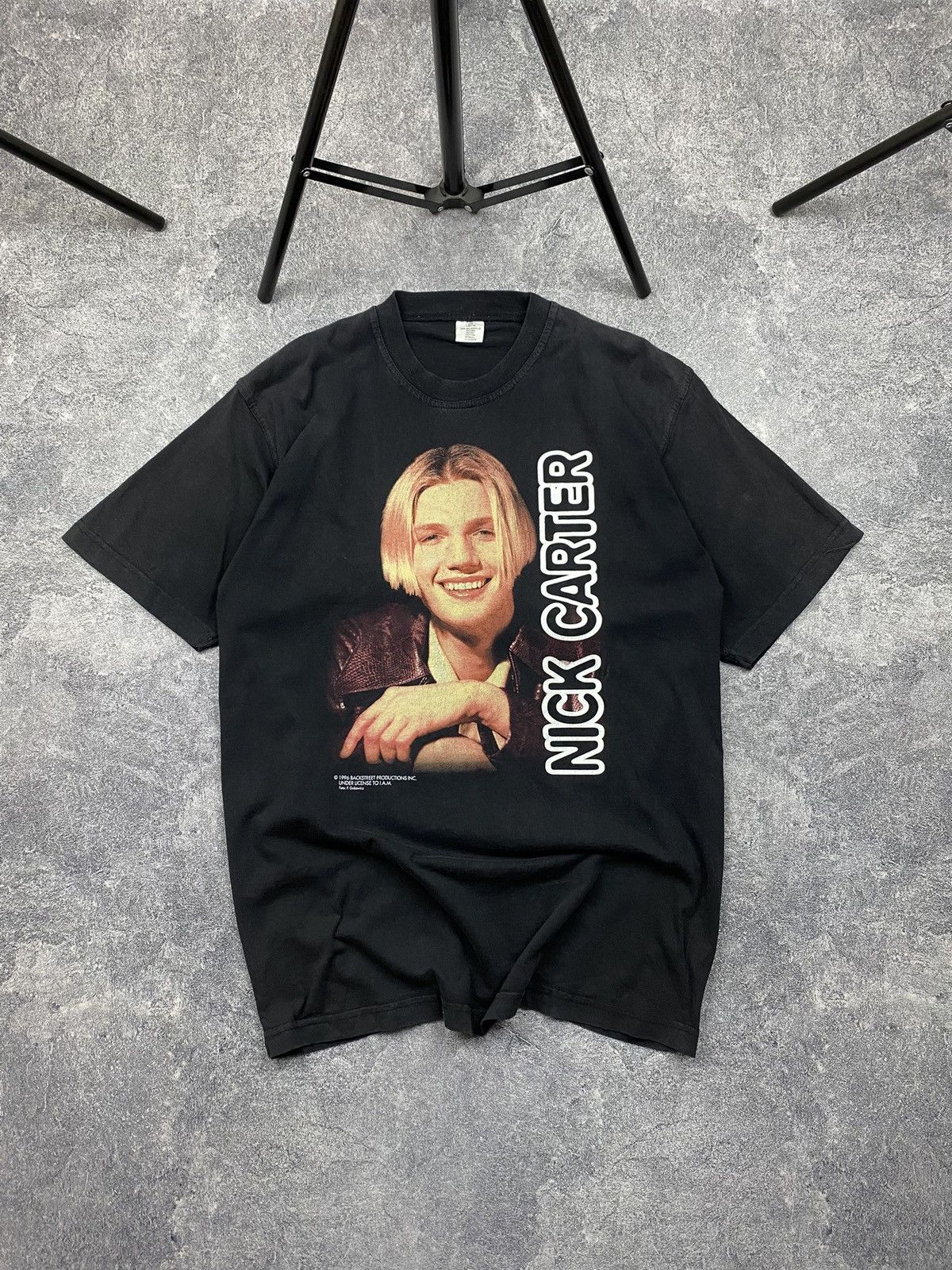 Band Tees × Vintage Vintage Back Street Boys “Nick Carter” 1996 rare Size US S / EU 44-46 / 1 - 1 Thumbnail