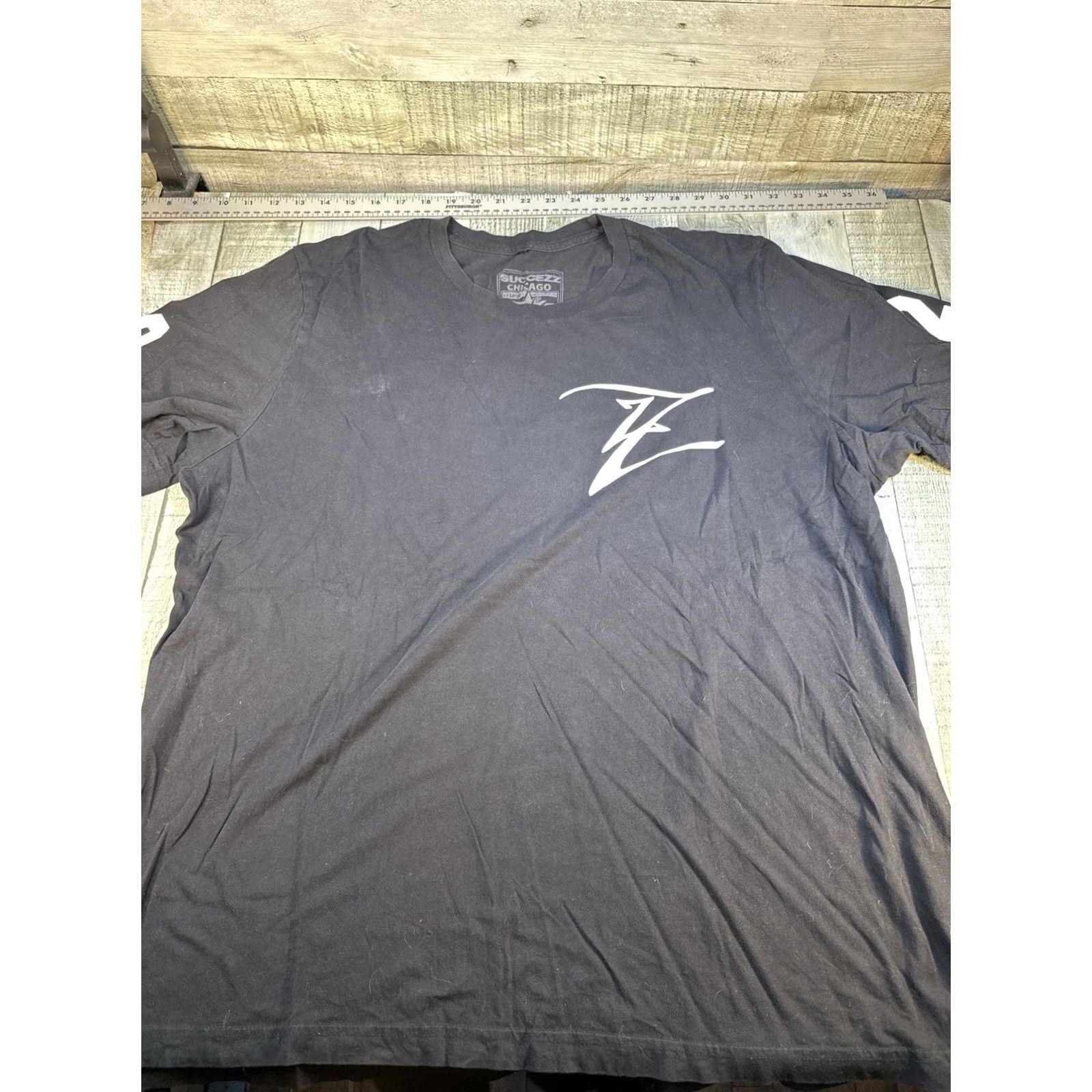 J Brand Succezz Chicago T-Shirt 2XL Black Logo Streetwear Tee Mens Size US XXL / EU 58 / 5 - 2 Thumbnail
