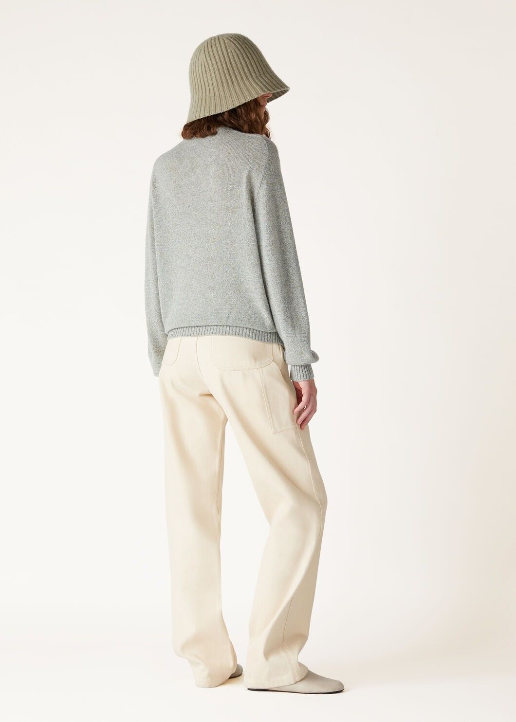 Loro Piana o1srvl11e0725 FAO5747 Crewneck Cashmere Sweater in Grey Size M / US 6-8 / IT 42-44 - 5 Thumbnail