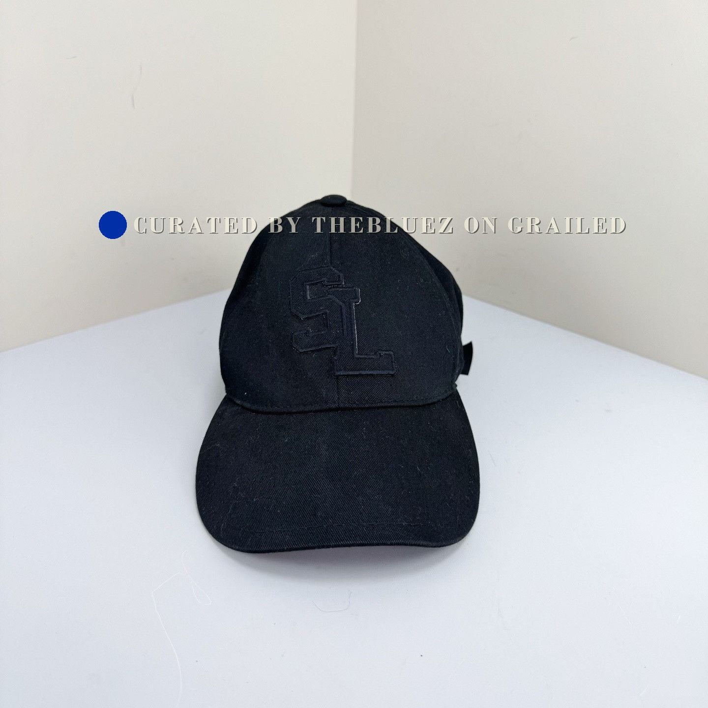 Saint Laurent Paris Saint Laurent Embroidered Letter Hat Size ONE SIZE - 1 Thumbnail