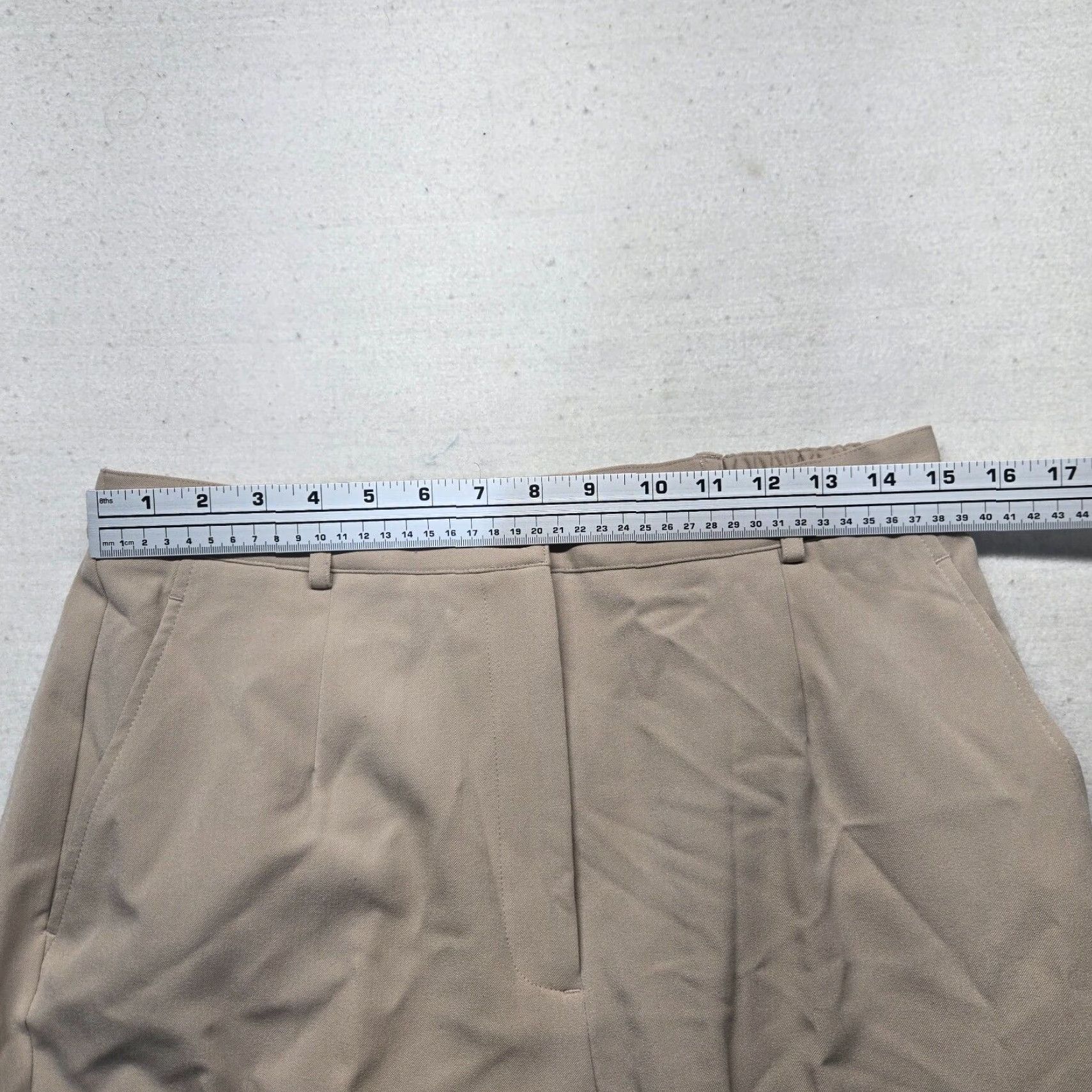Vintage Vintage Appleseed's Tan Khaki Brown Women's Chino Pants Size 12P Petite Size 34" / US 12 / IT 48 - 4 Thumbnail